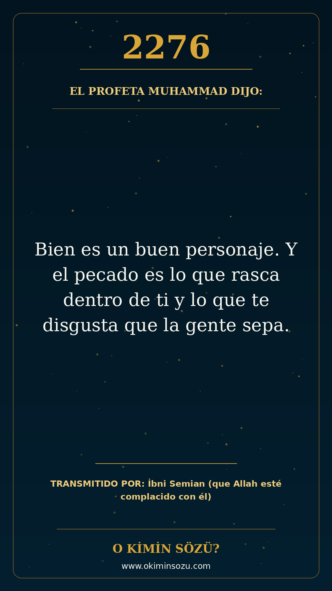 hadis 2276 es