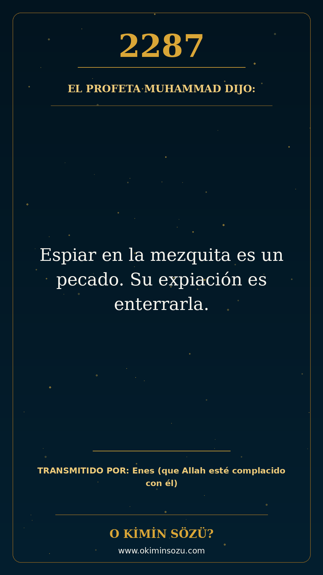 hadis 2287 es