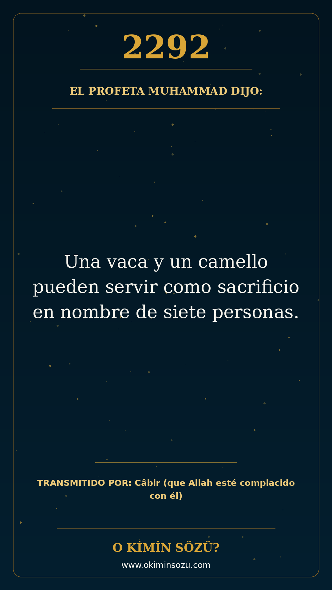 hadis 2292 es