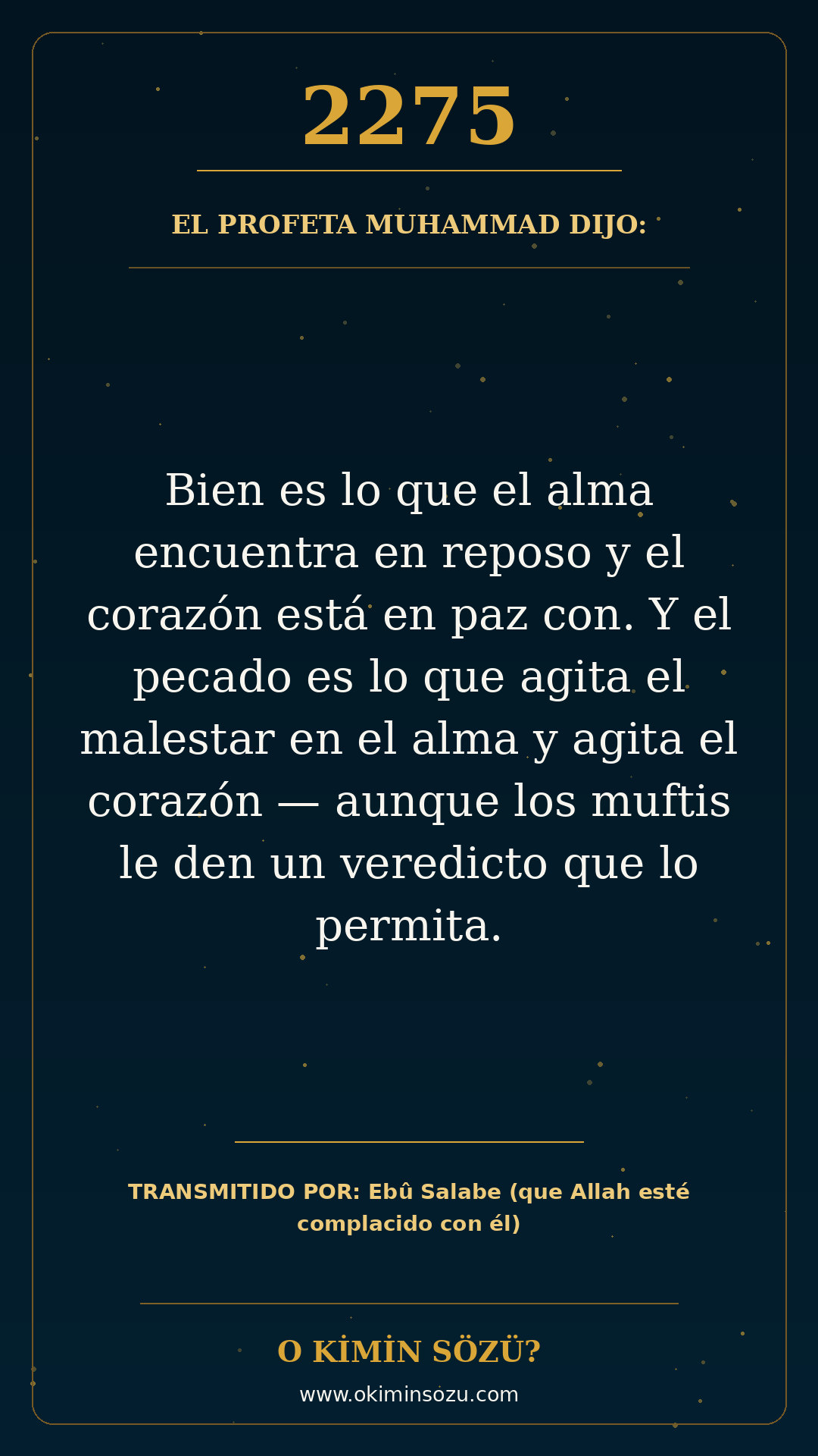 hadis 2275 es