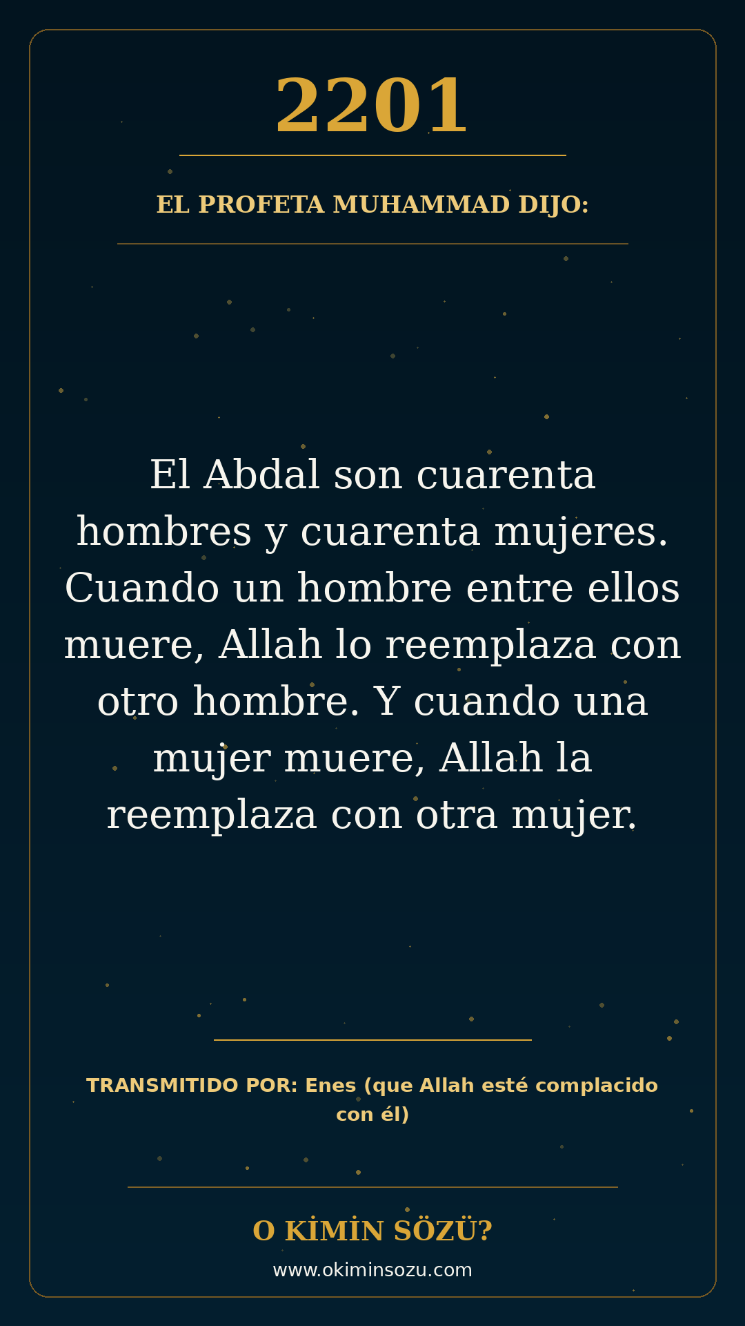 hadis 2201 es