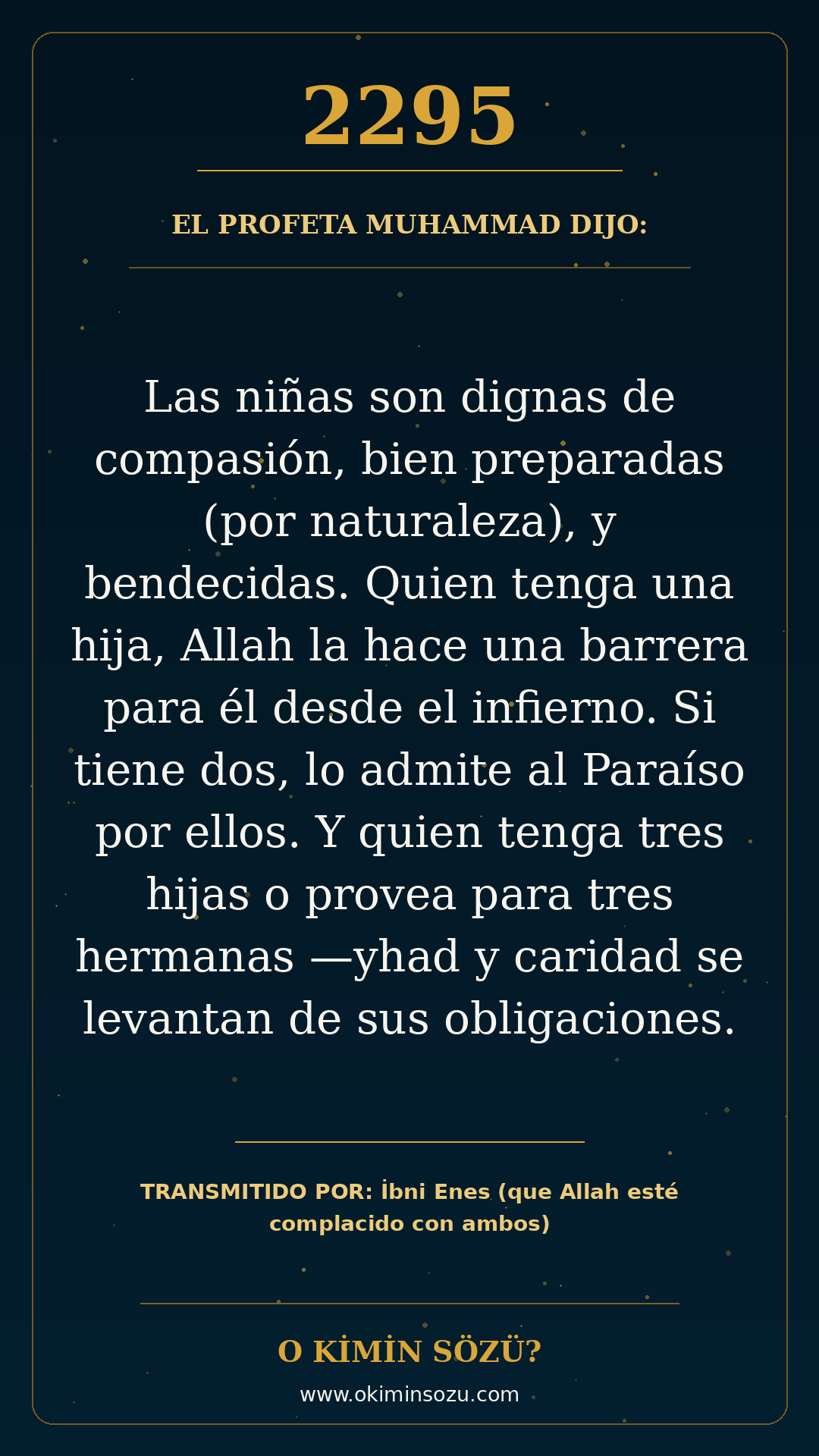 hadis 2295 es