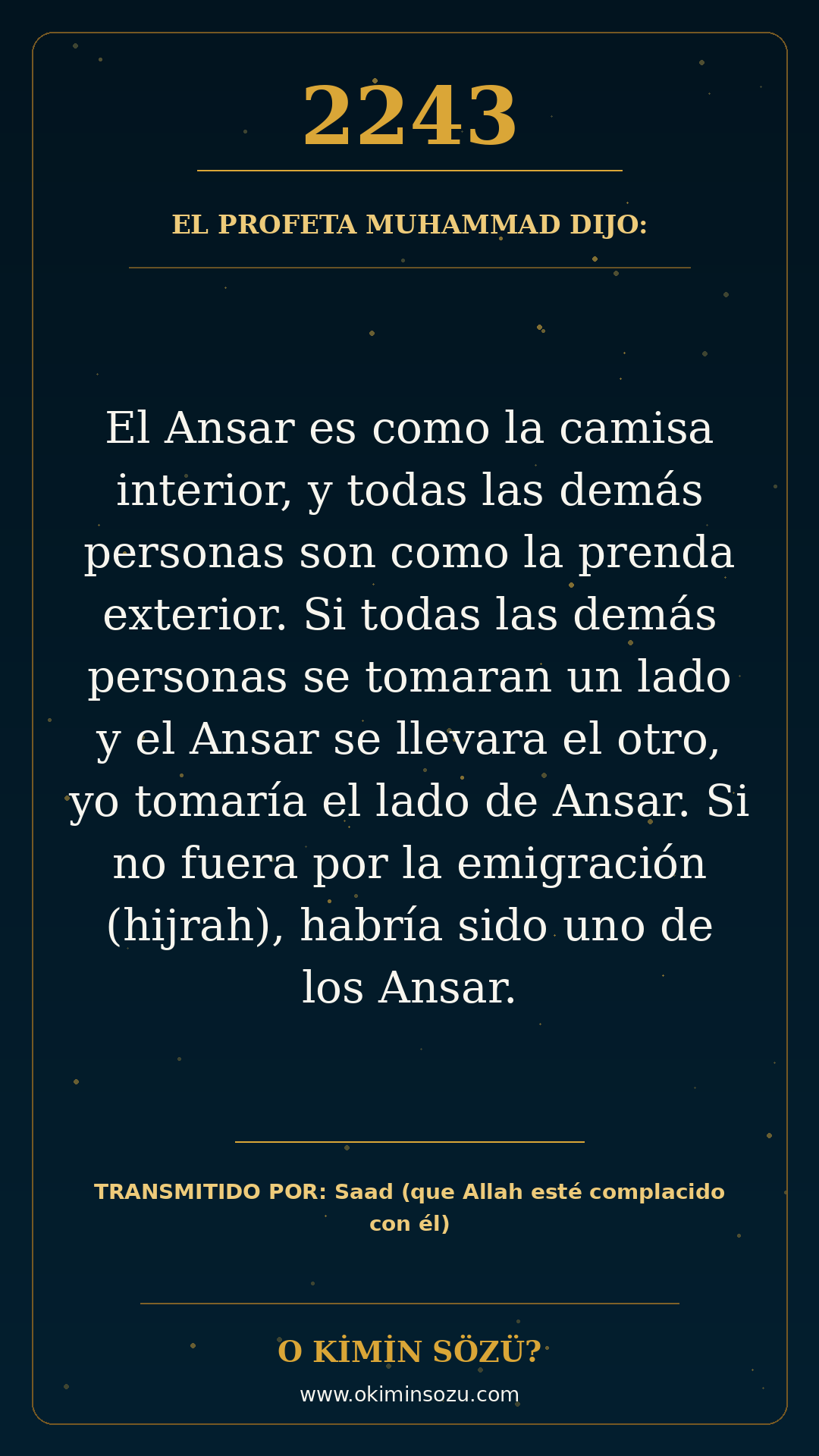 hadis 2243 es