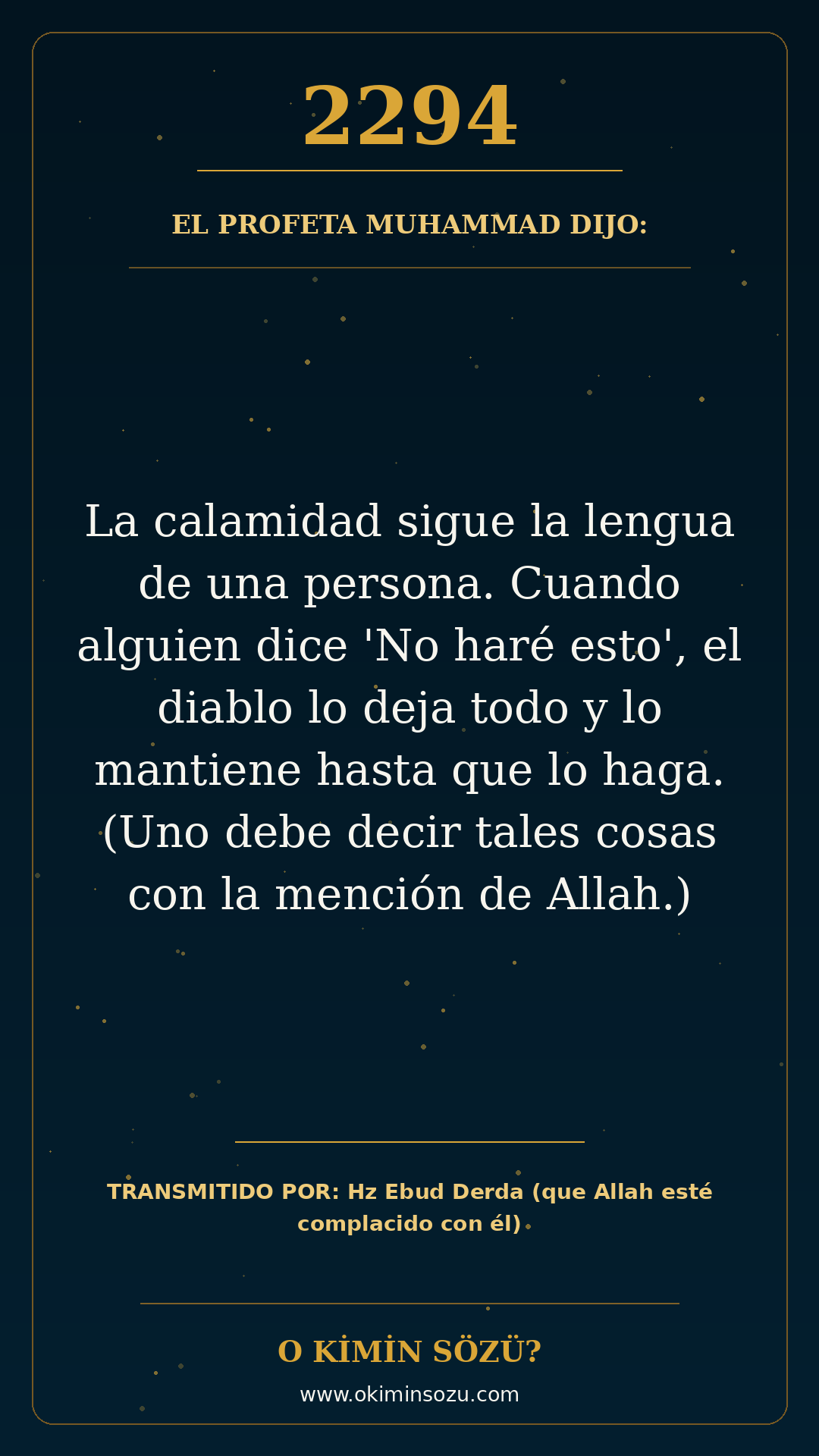 hadis 2294 es