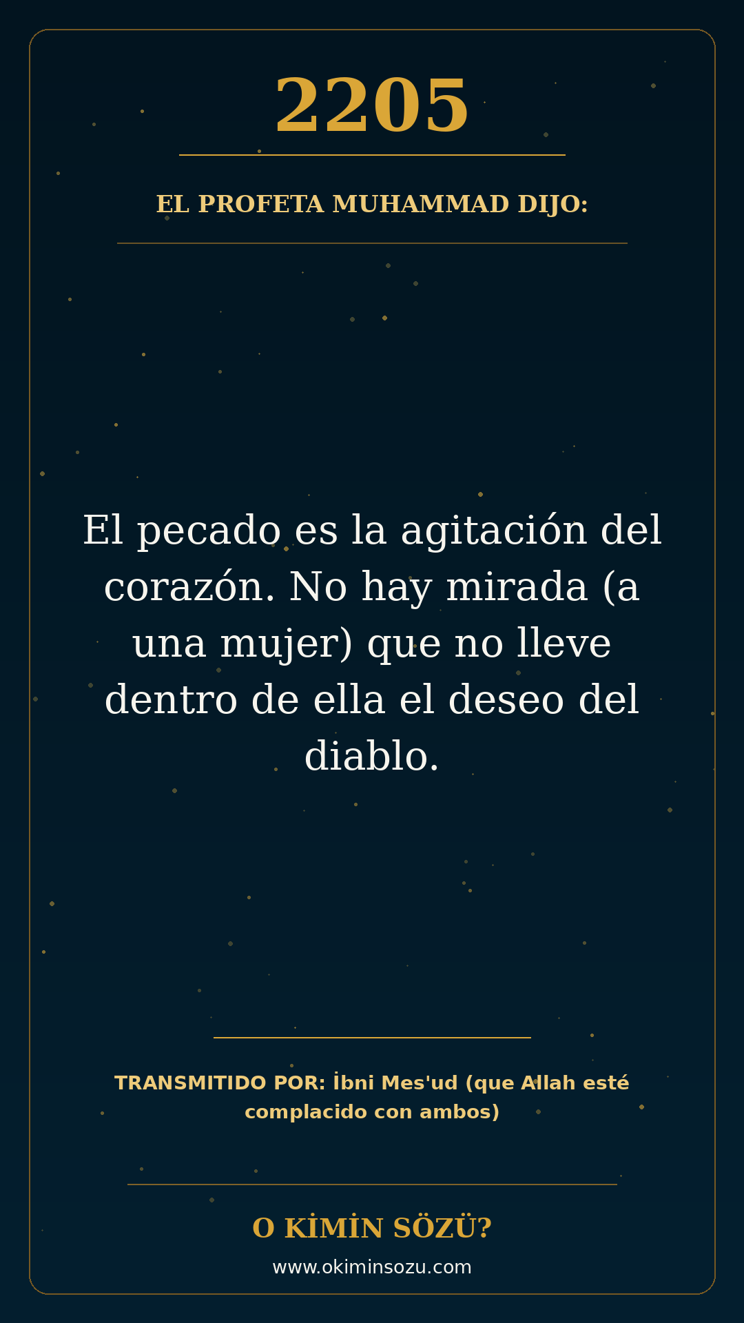 hadis 2205 es