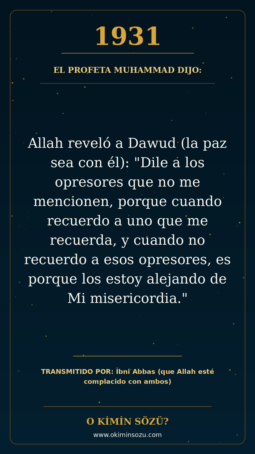 hadis 1931 es