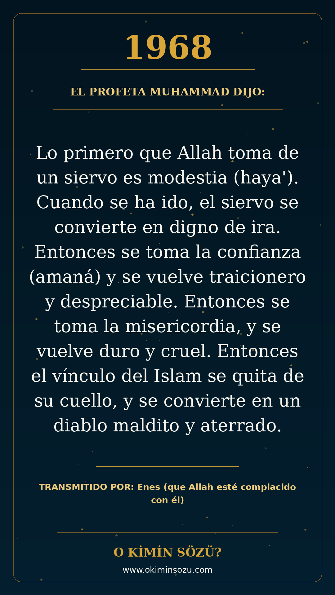 hadis 1968 es