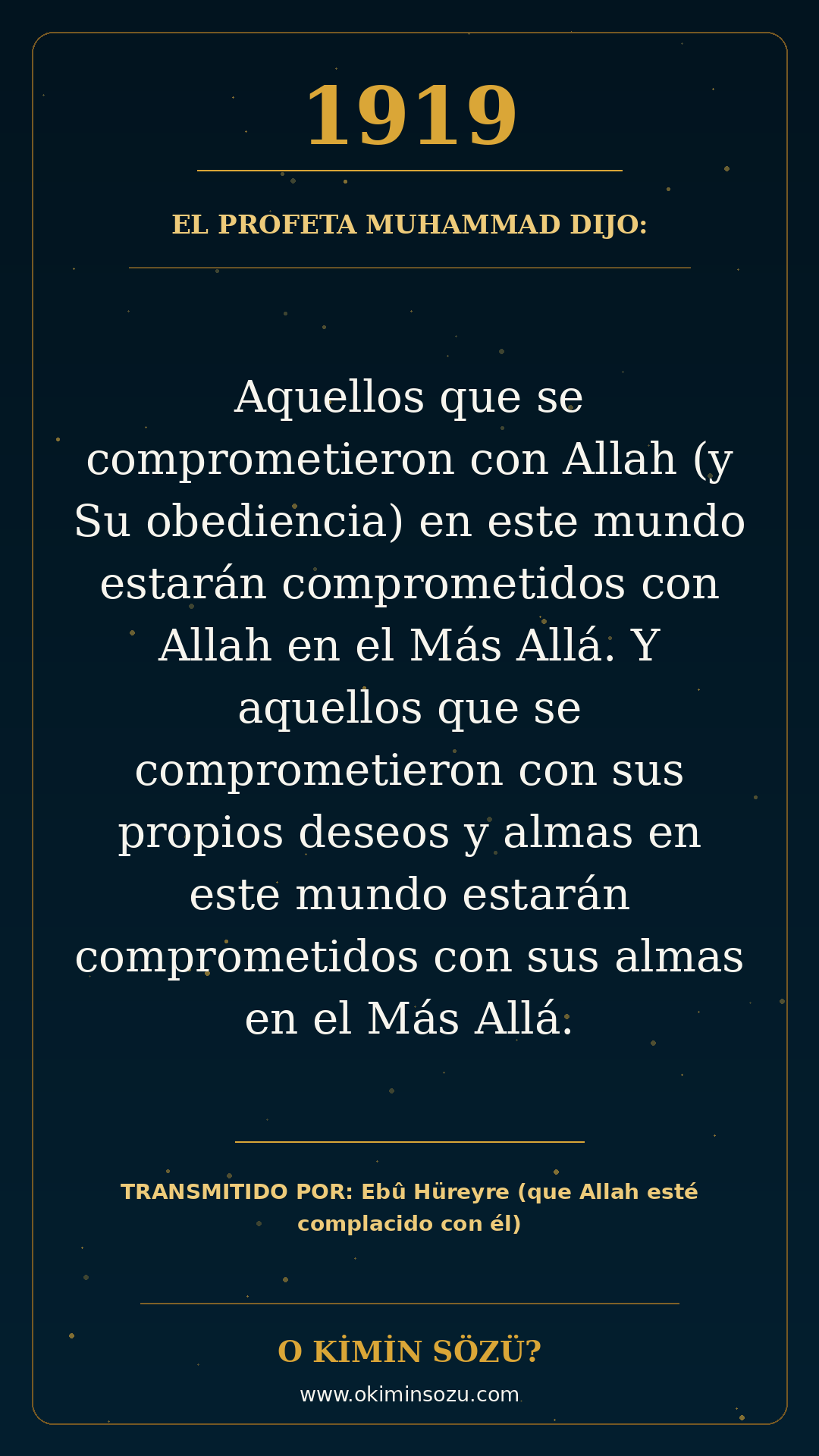 hadis 1919 es
