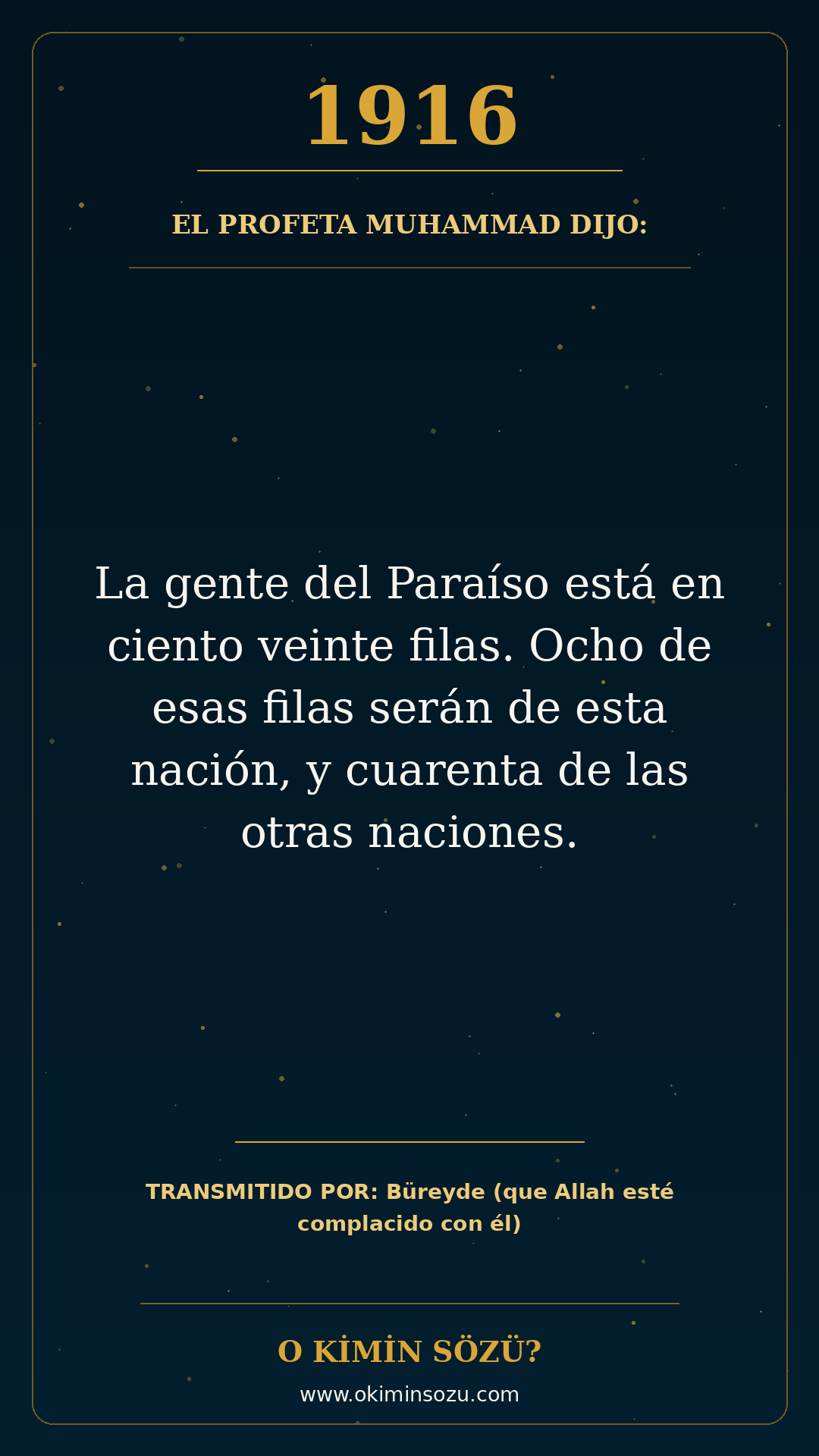 hadis 1916 es