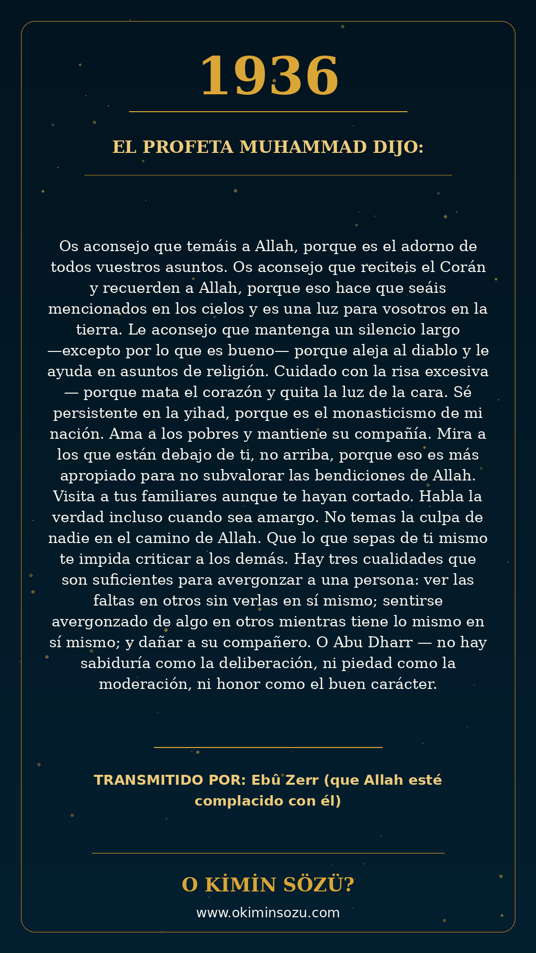 hadis 1936 es