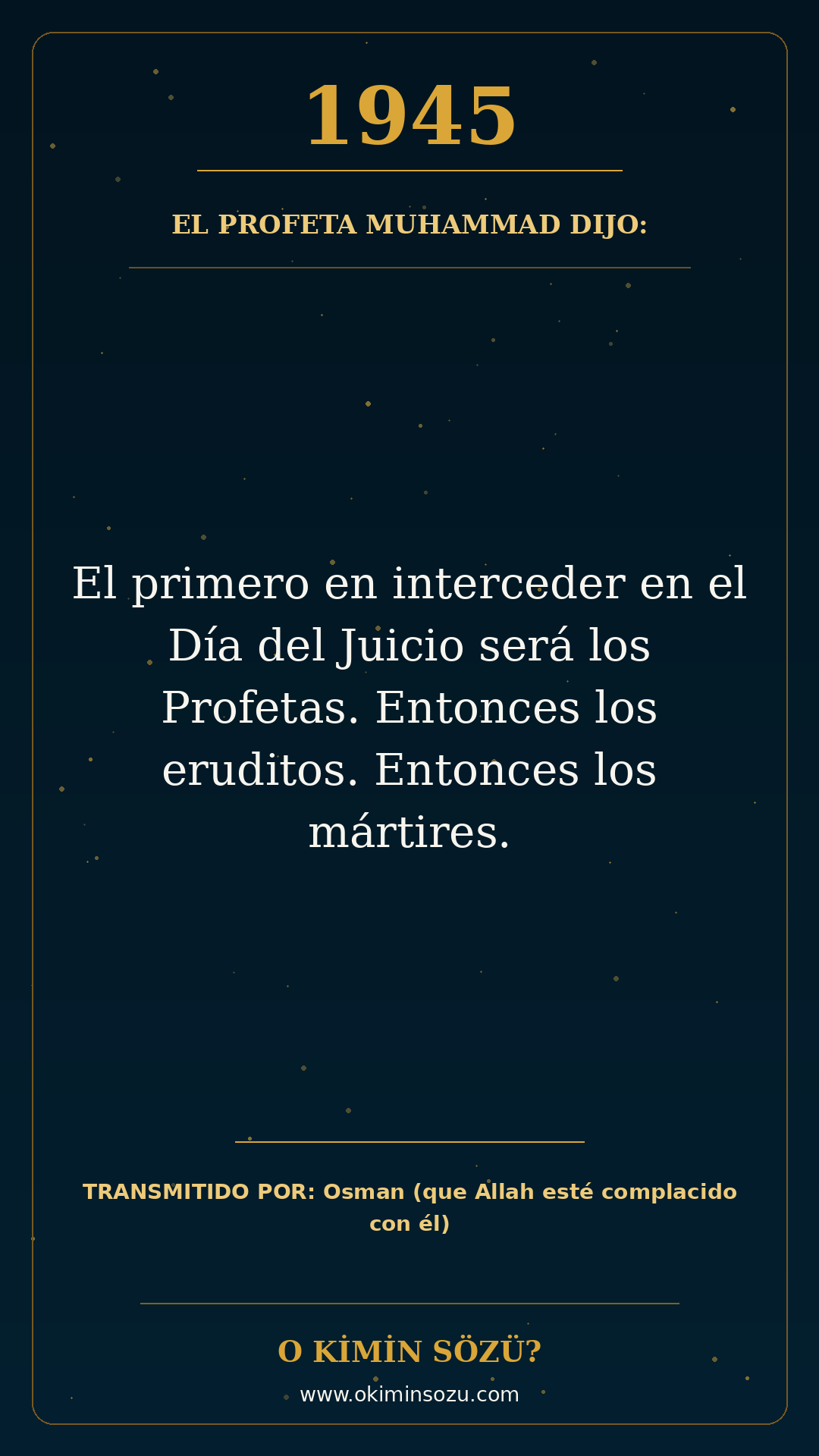 hadis 1945 es