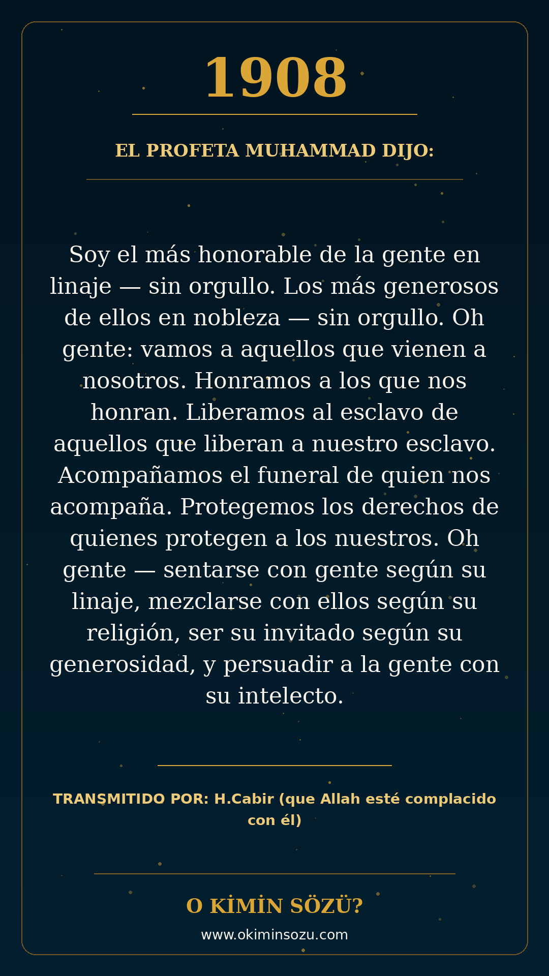hadis 1908 es