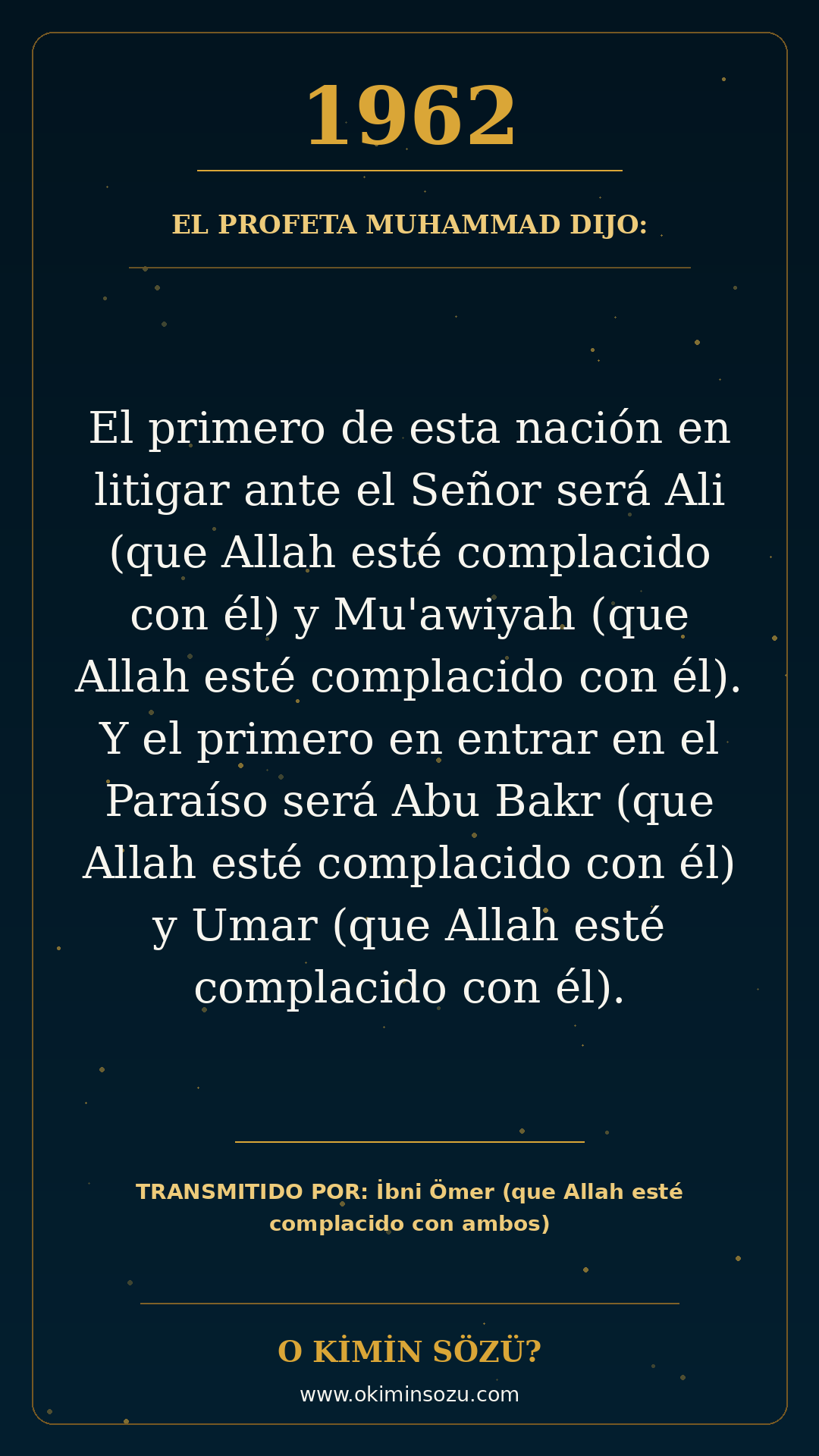 hadis 1962 es