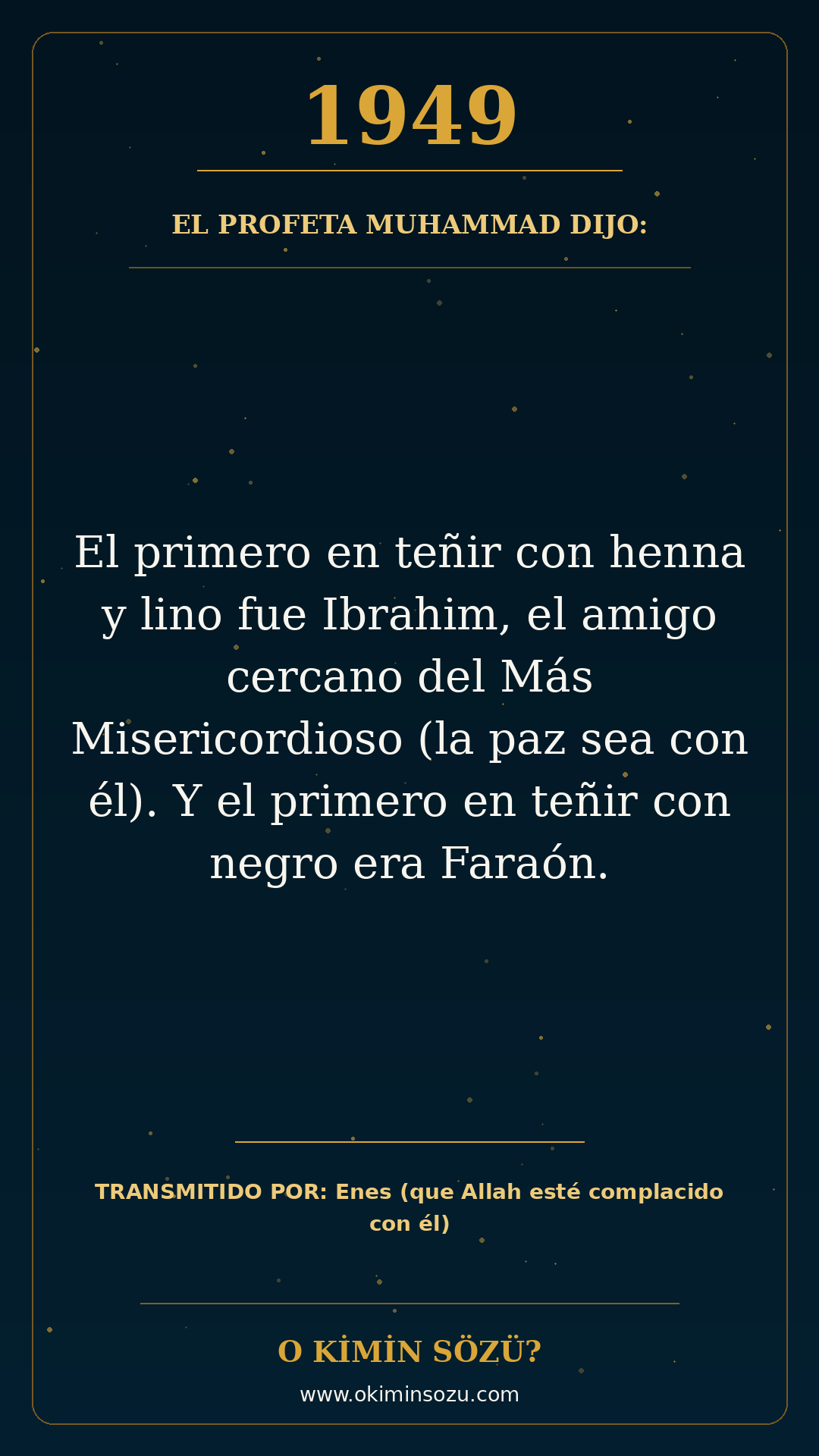 hadis 1949 es