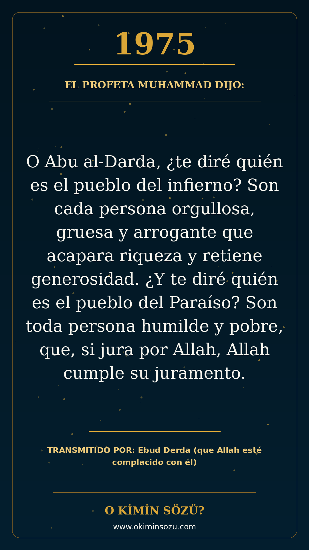 hadis 1975 es