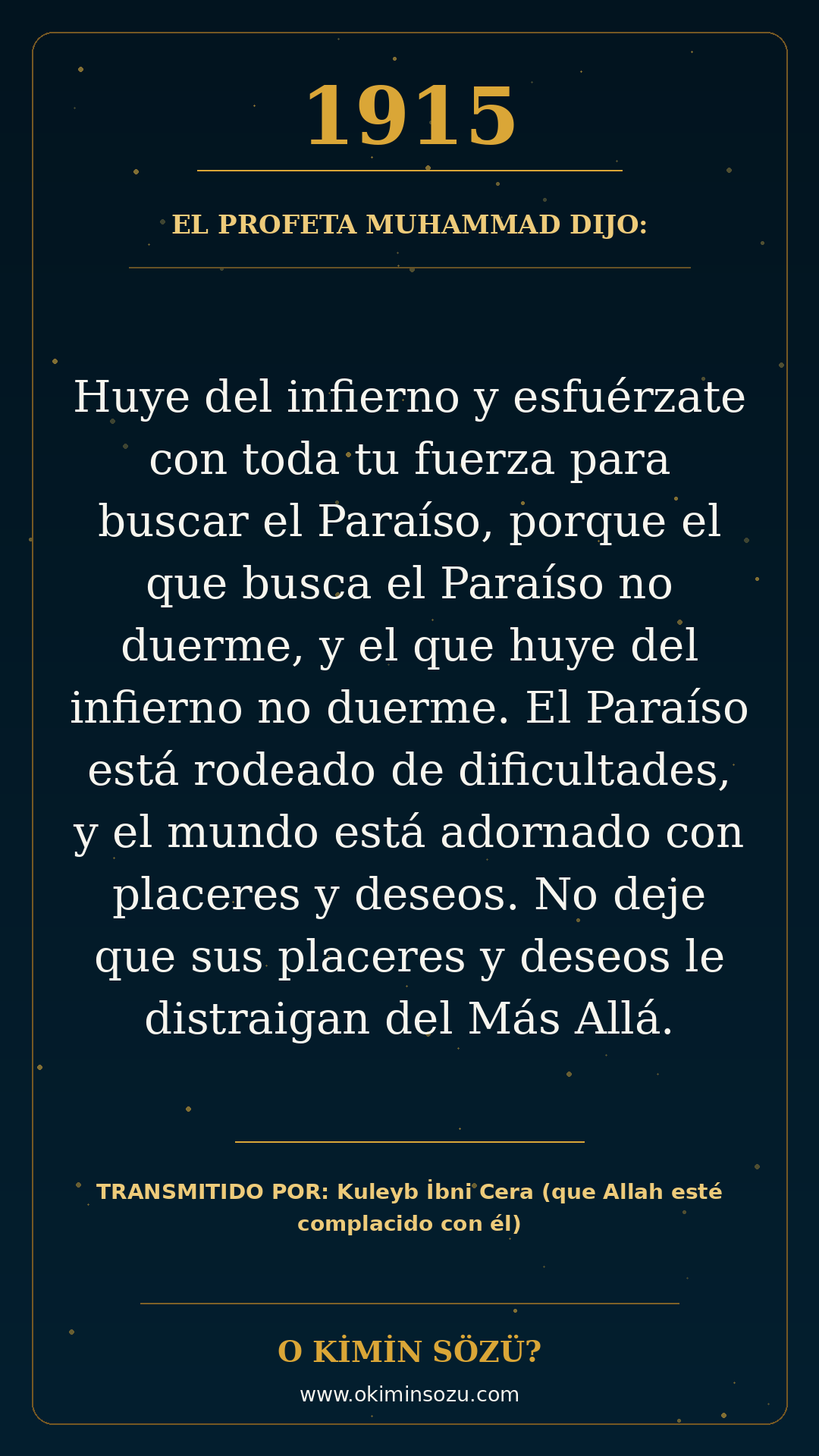 hadis 1915 es
