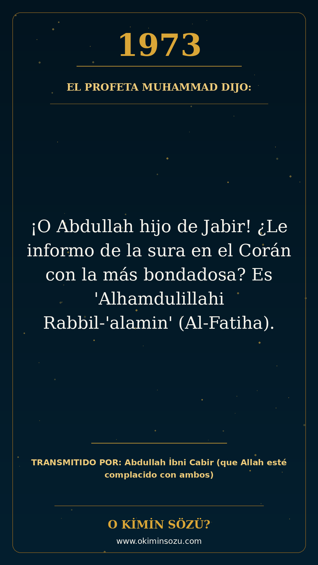 hadis 1973 es