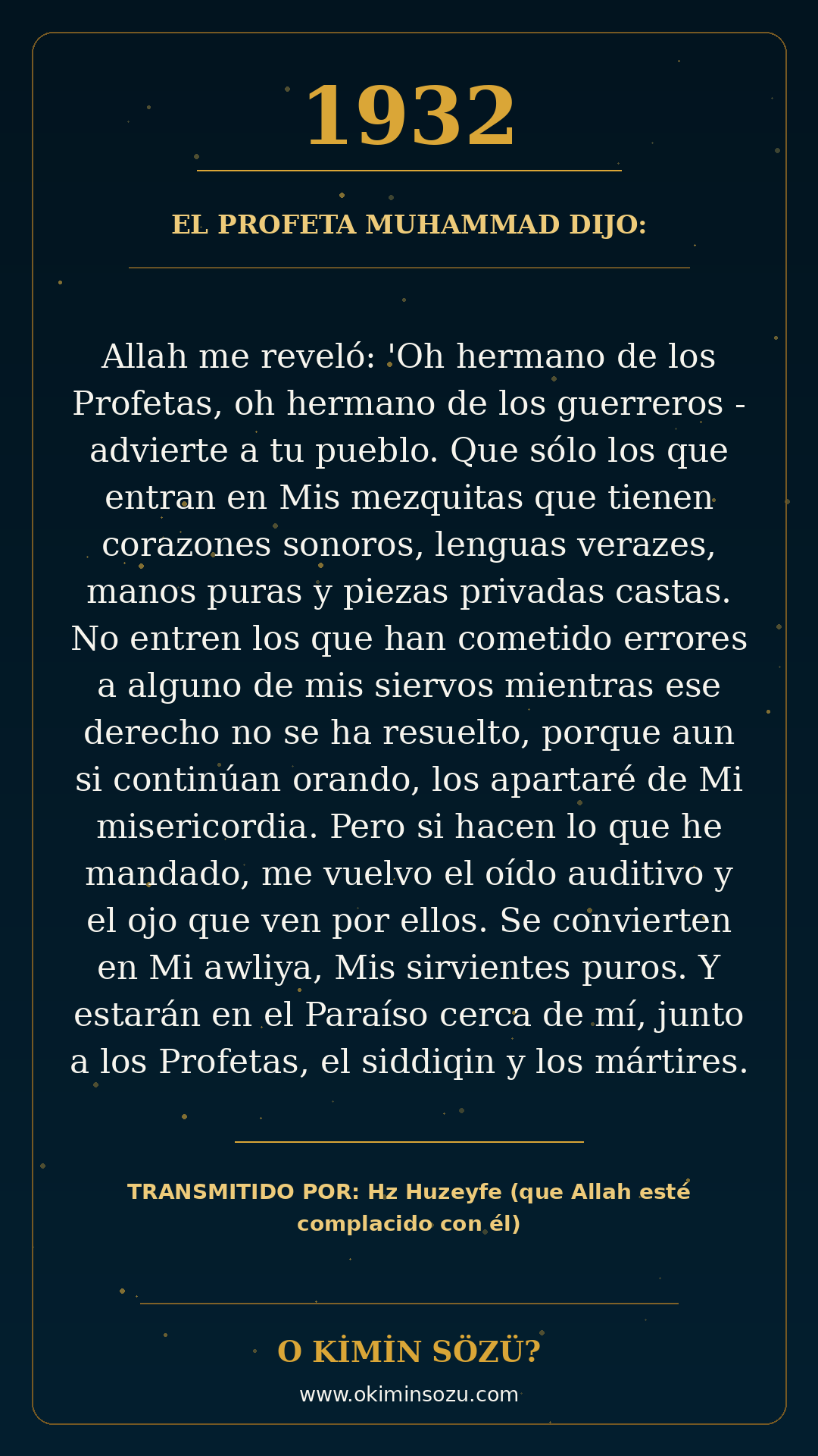 hadis 1932 es