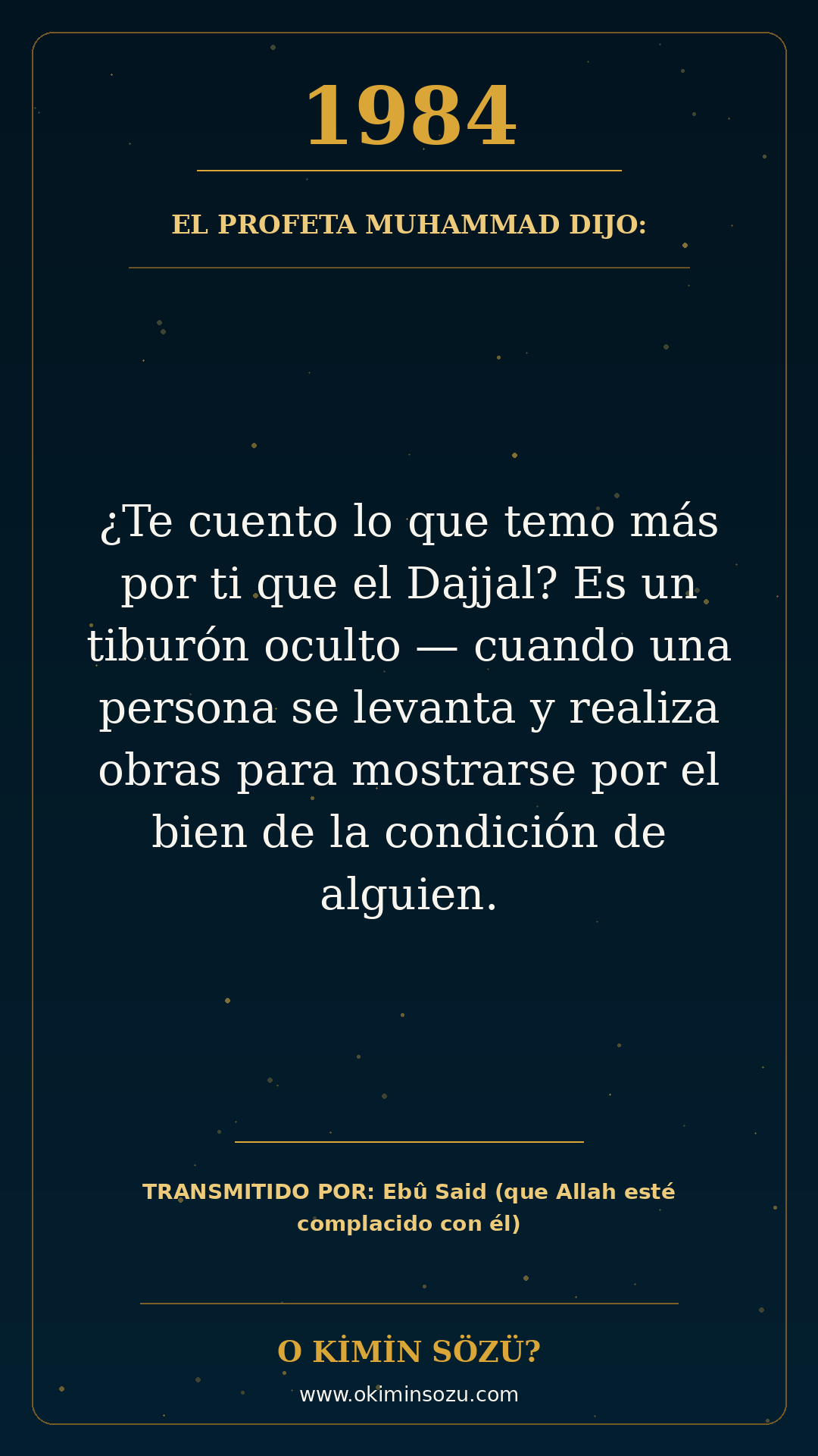 hadis 1984 es