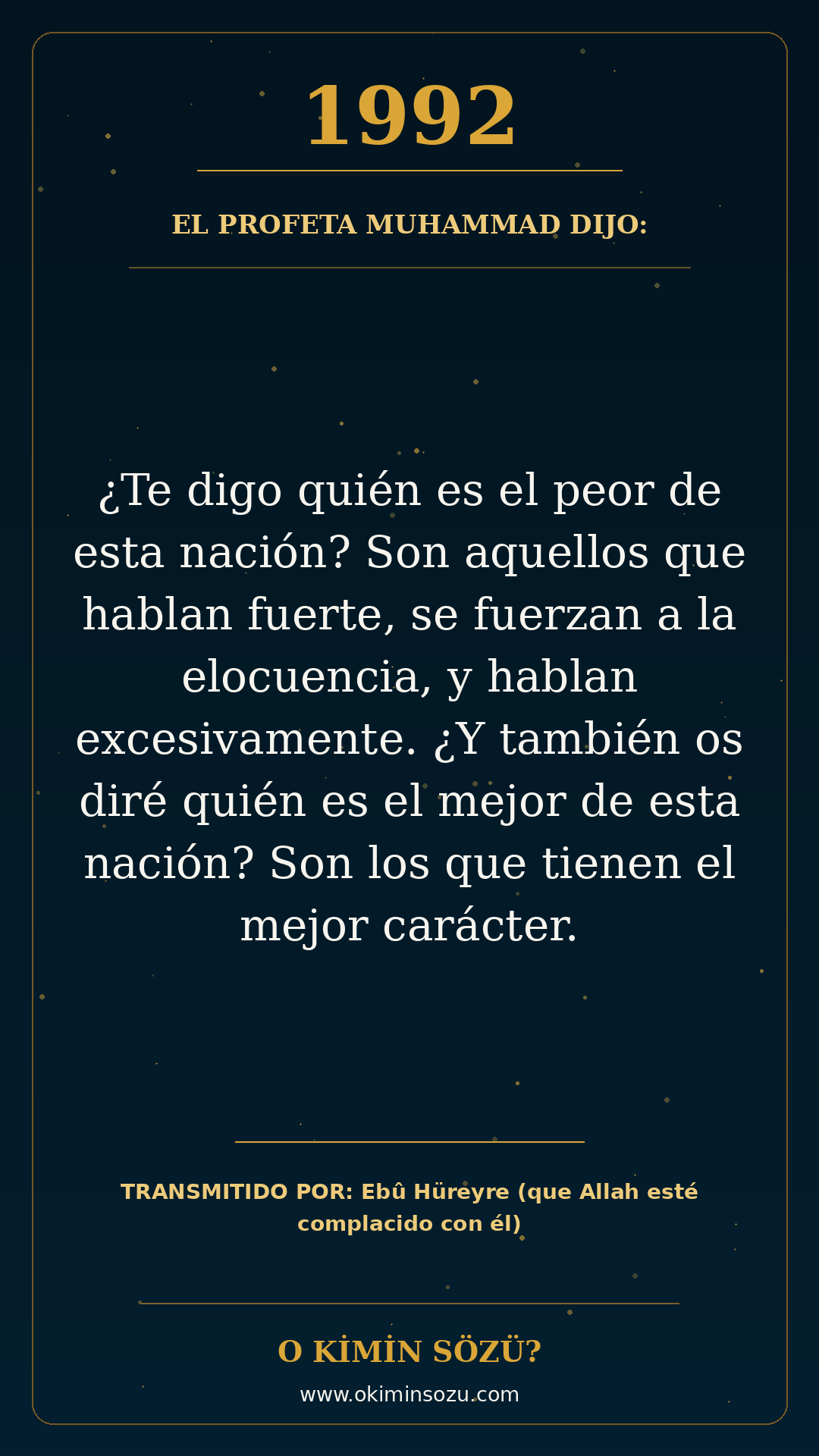hadis 1992 es
