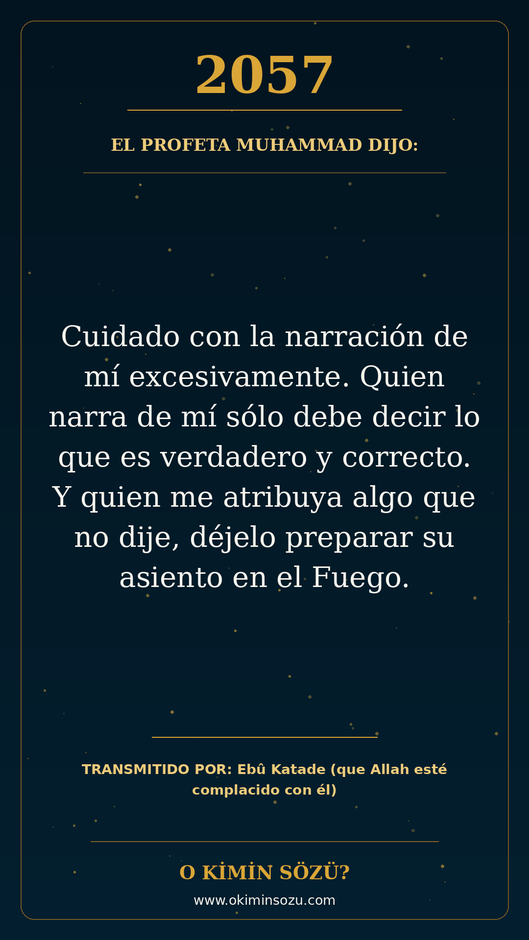 hadis 2057 es