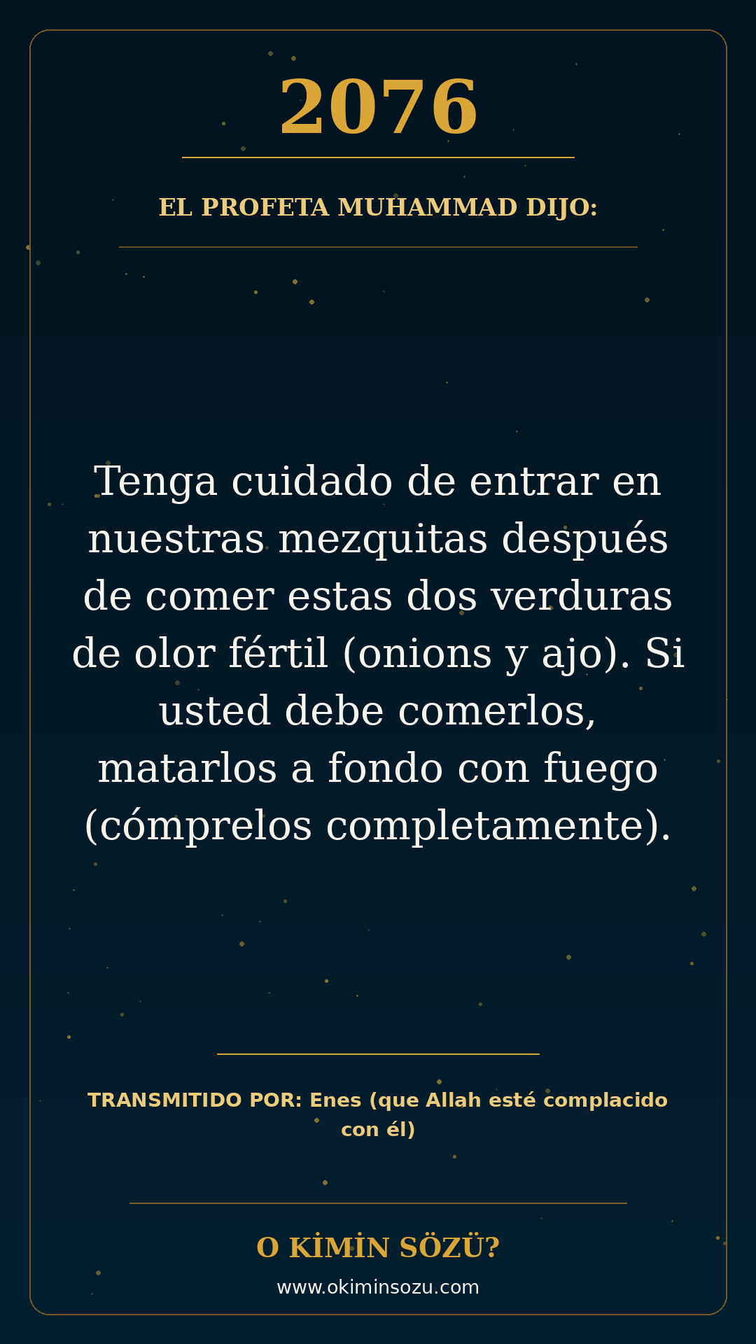 hadis 2076 es