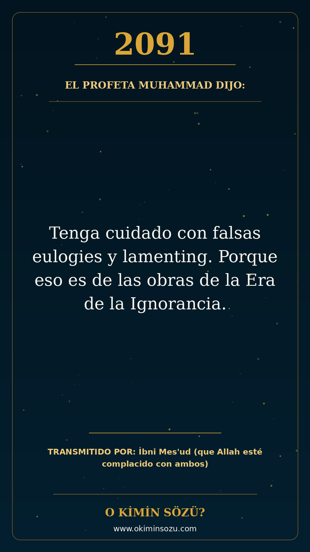 hadis 2091 es