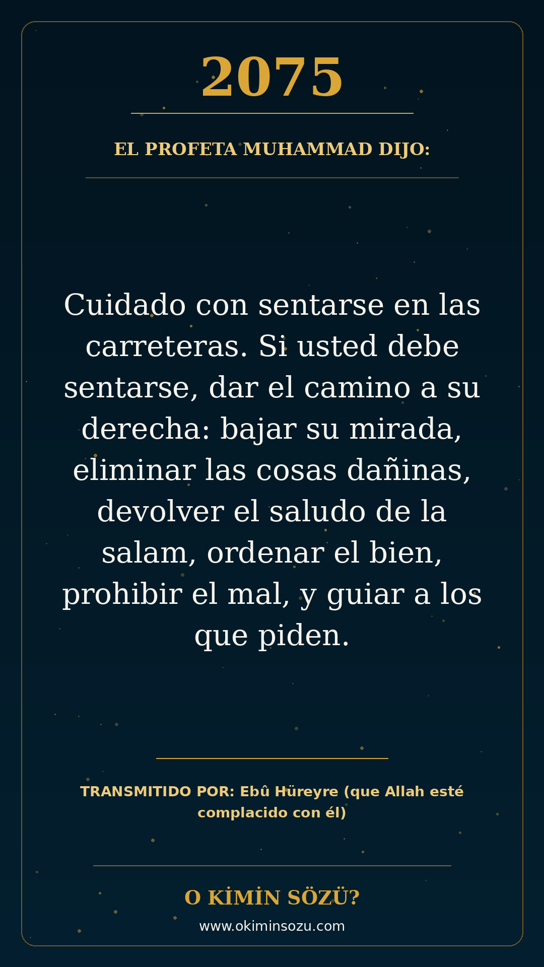 hadis 2075 es