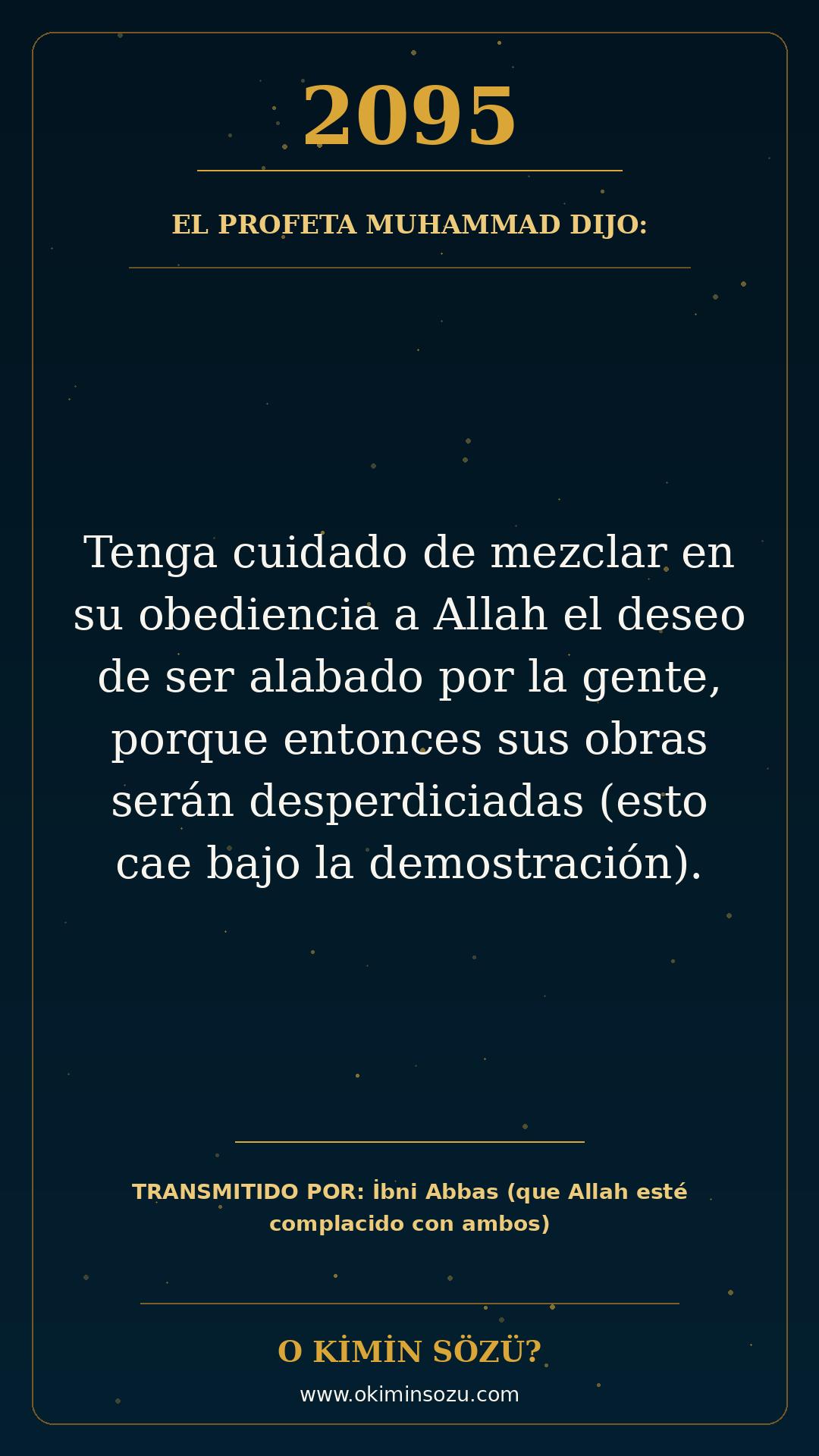 hadis 2095 es