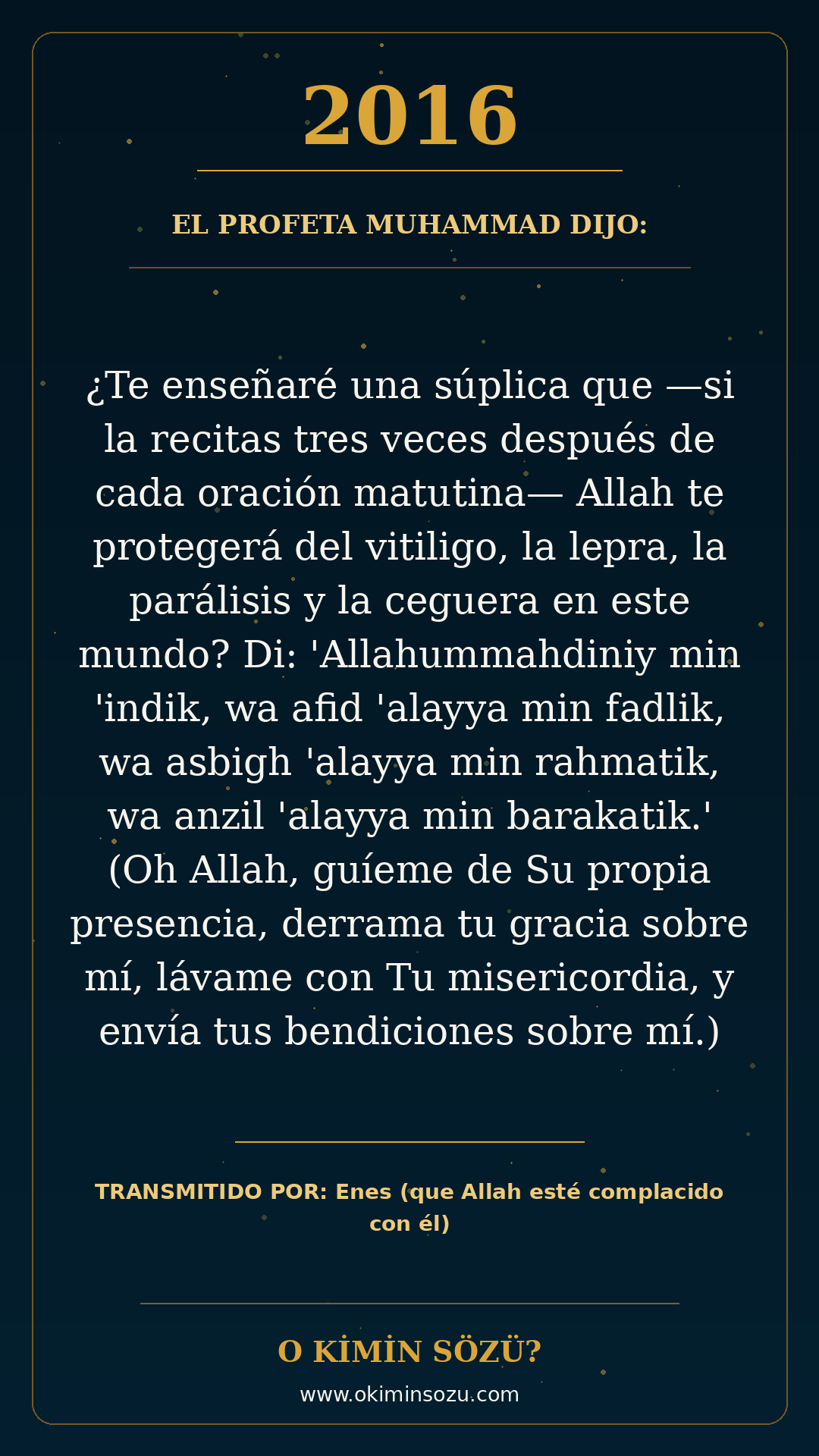 hadis 2016 es
