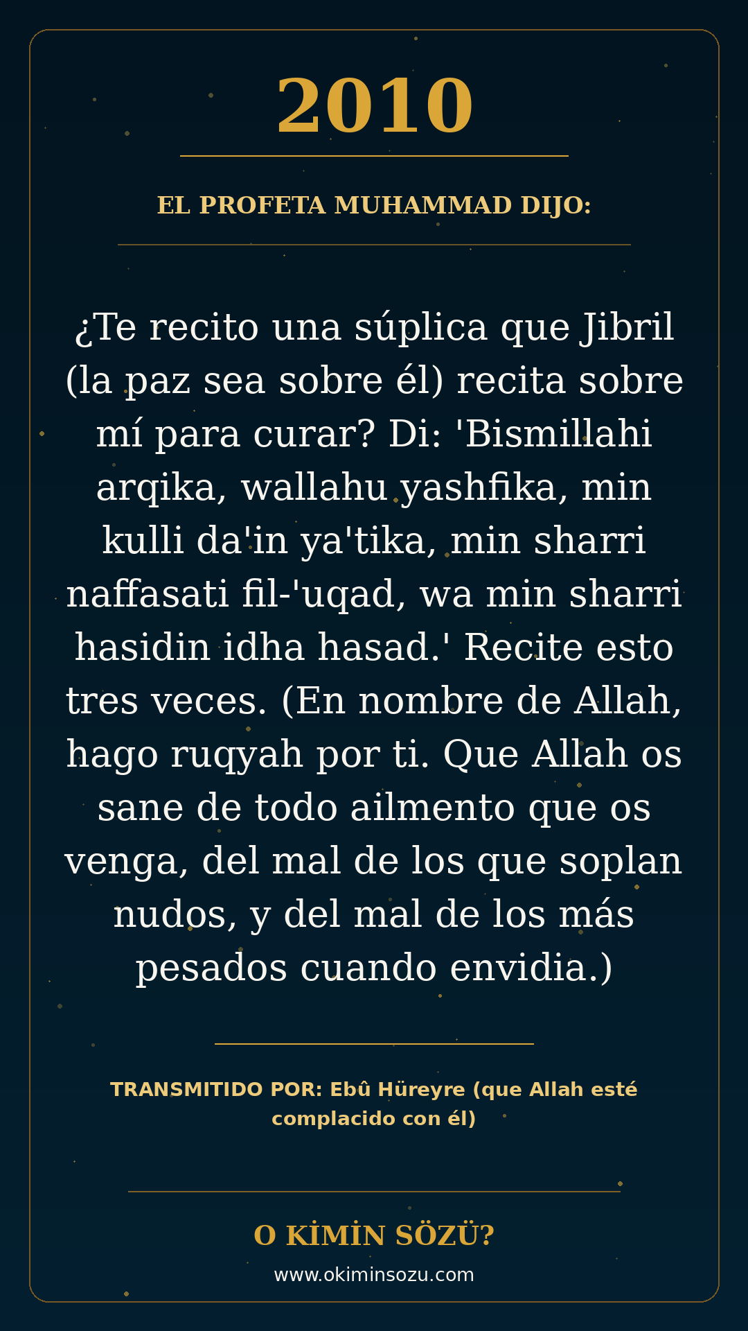 hadis 2010 es