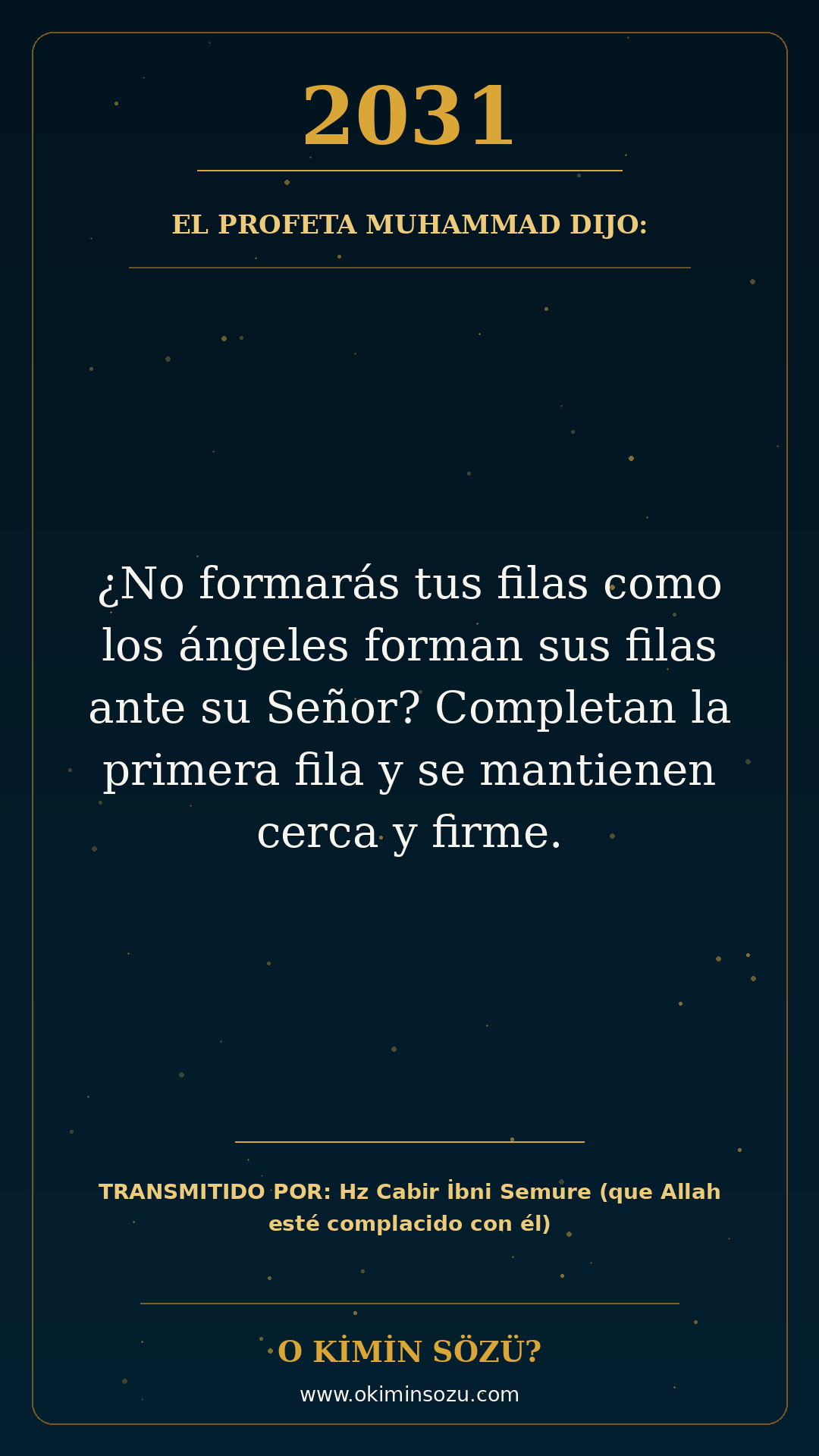 hadis 2031 es