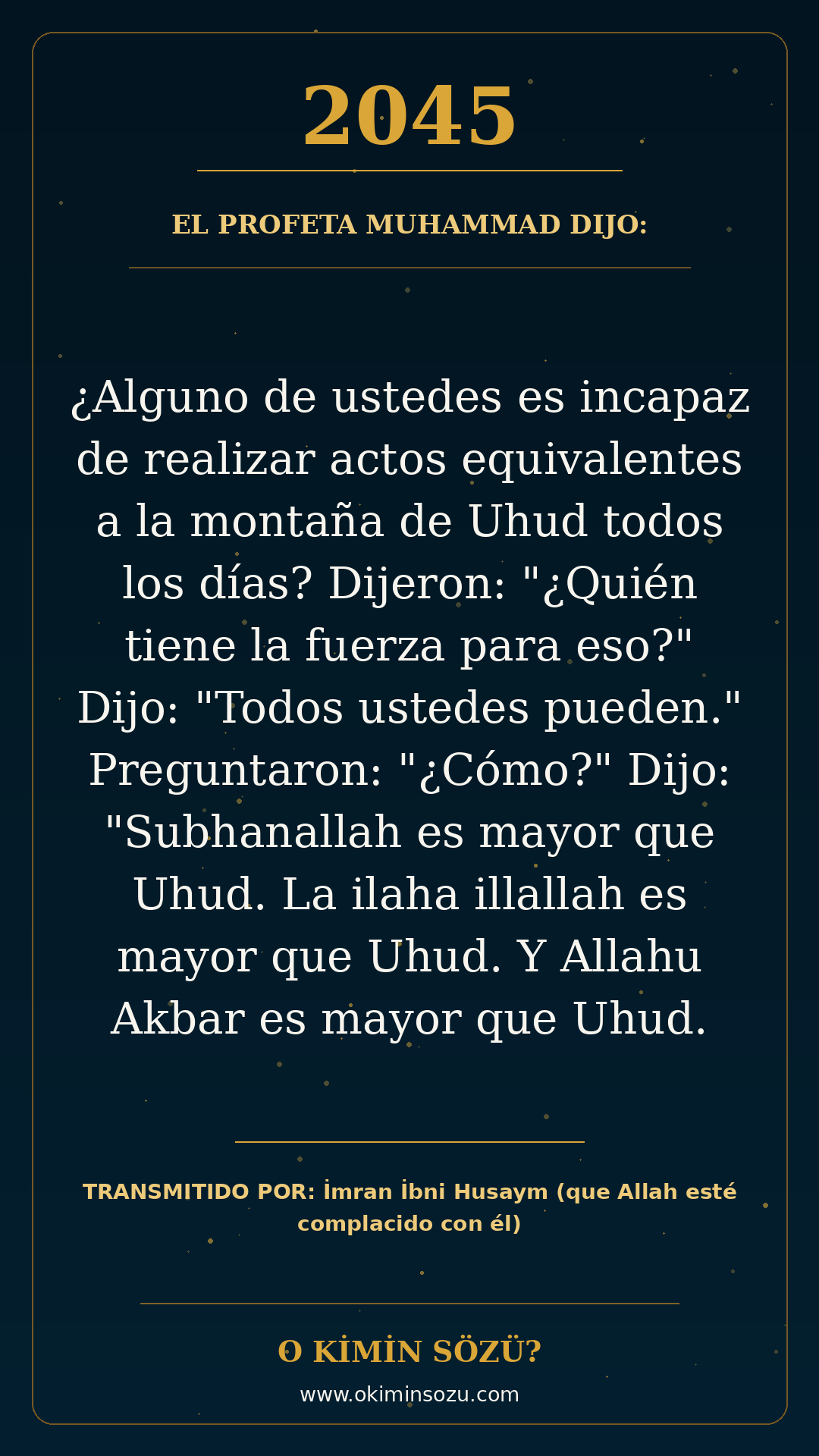 hadis 2045 es