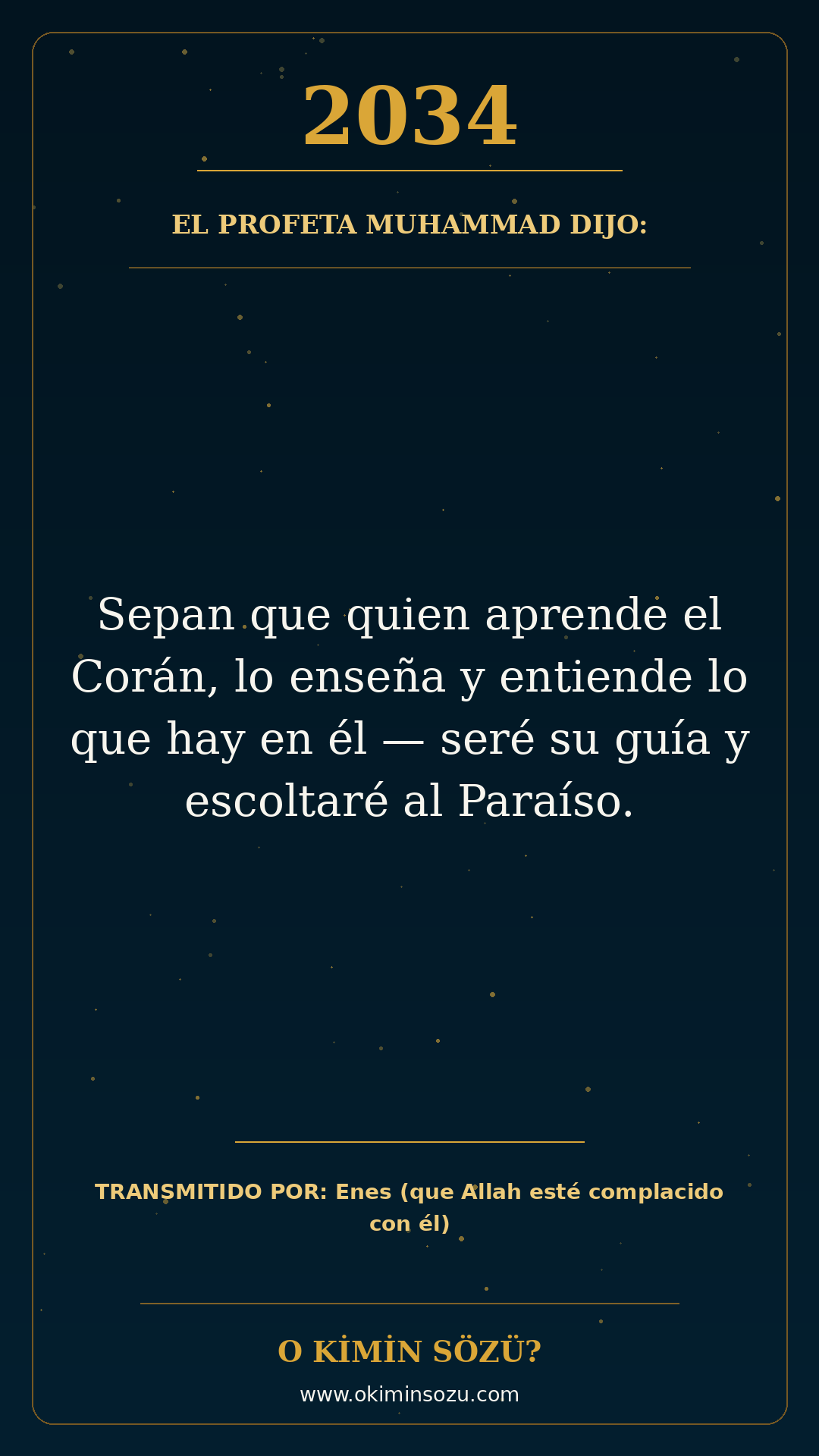 hadis 2034 es