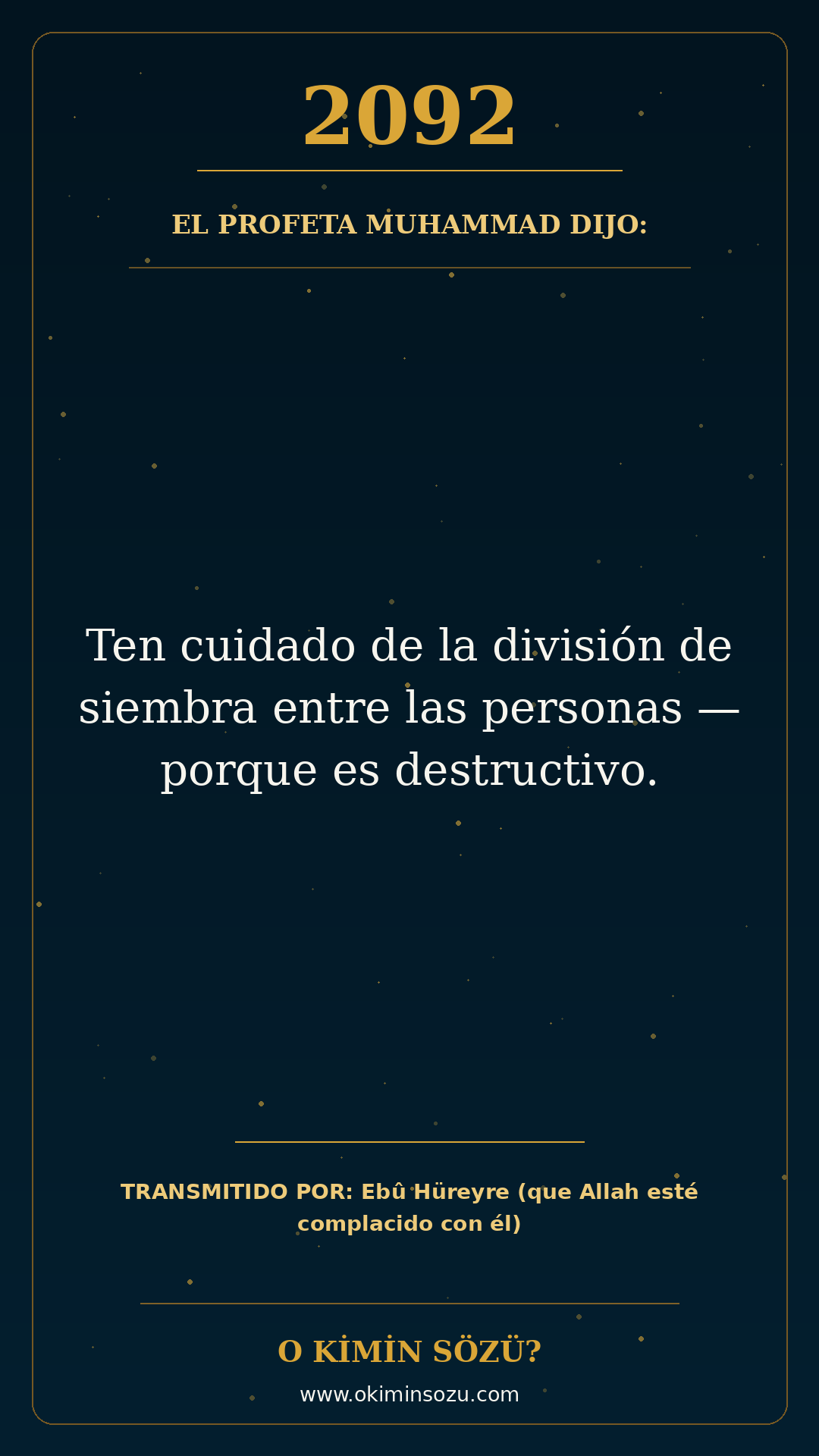 hadis 2092 es
