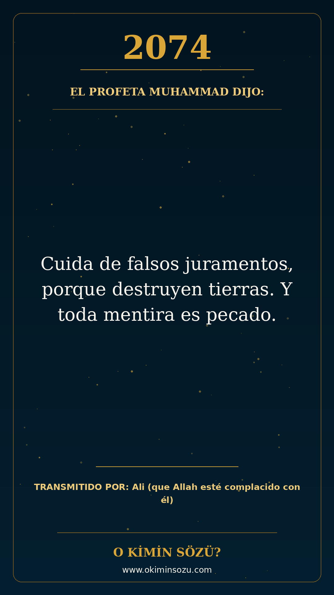 hadis 2074 es
