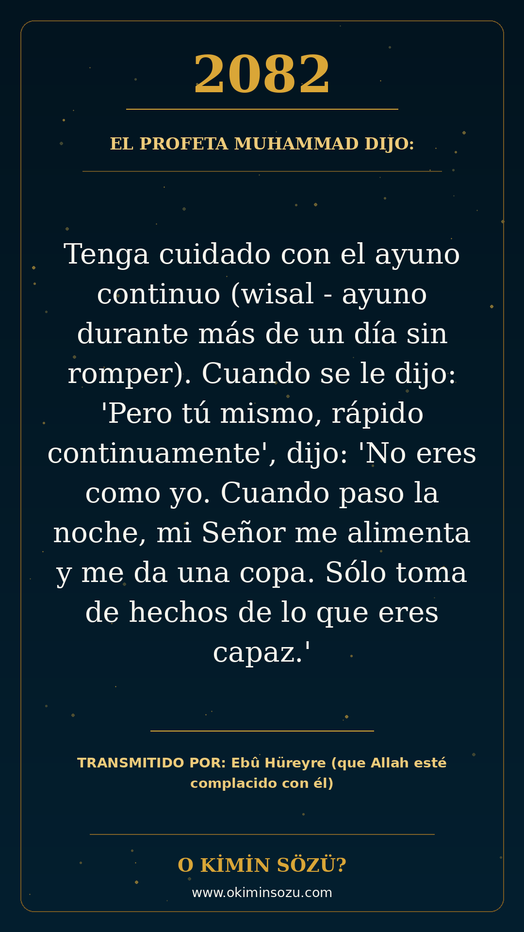 hadis 2082 es