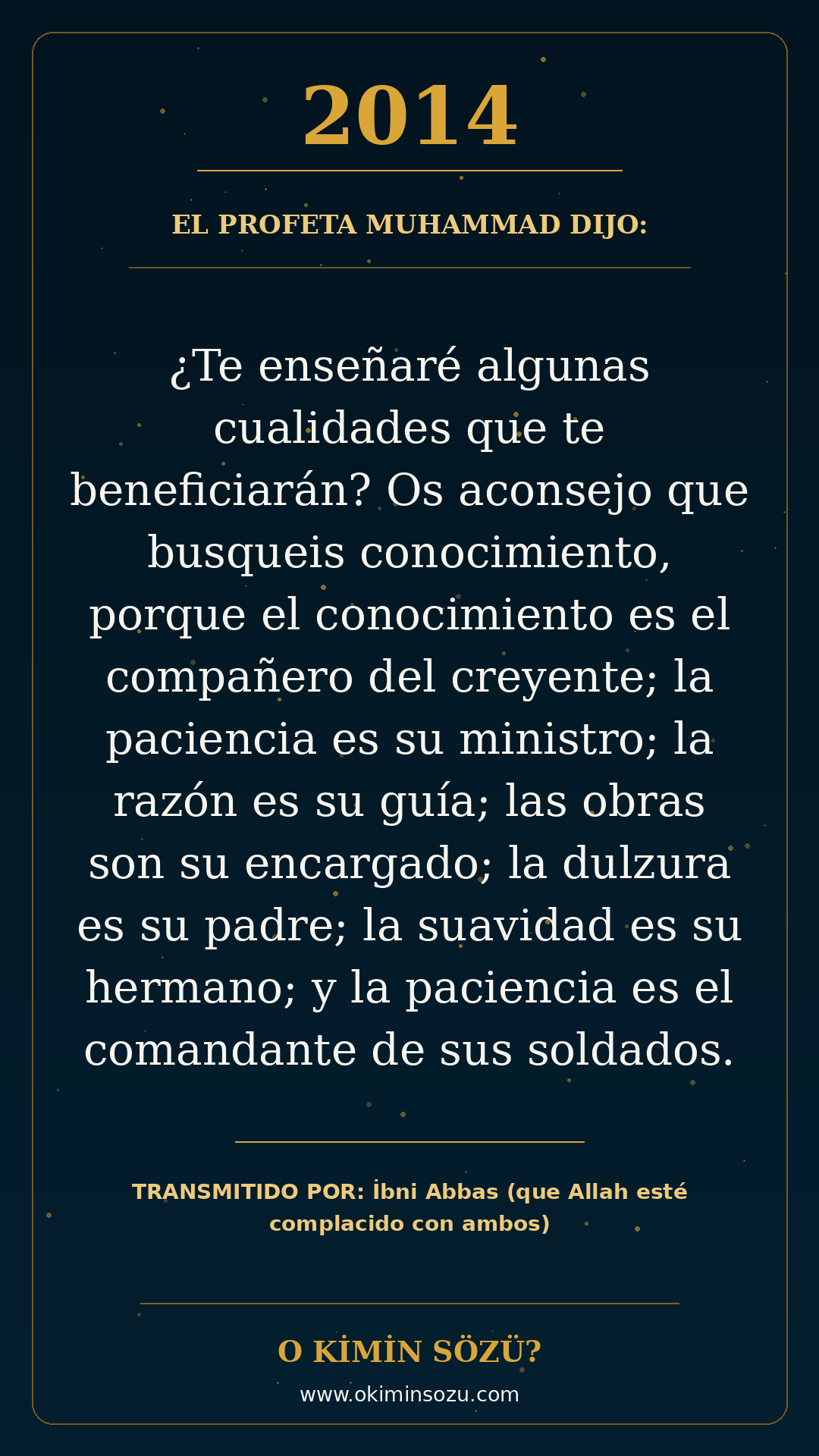hadis 2014 es