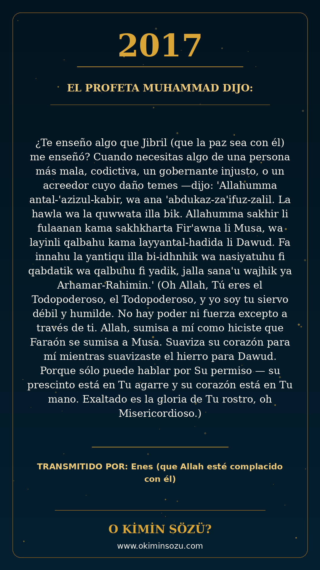 hadis 2017 es