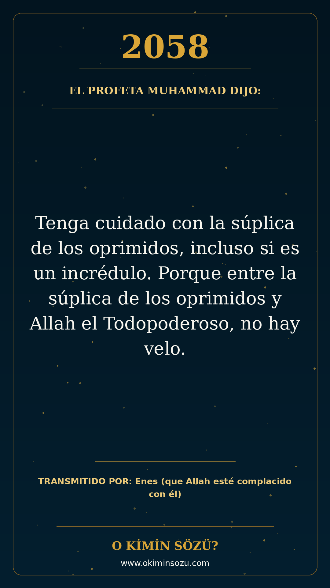 hadis 2058 es
