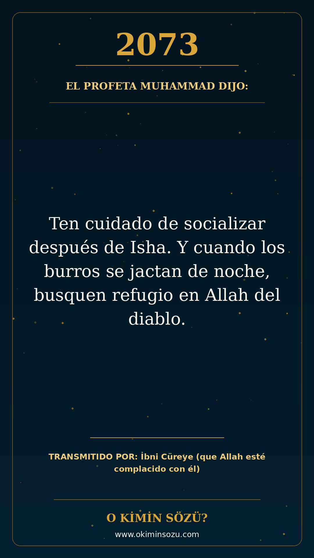 hadis 2073 es
