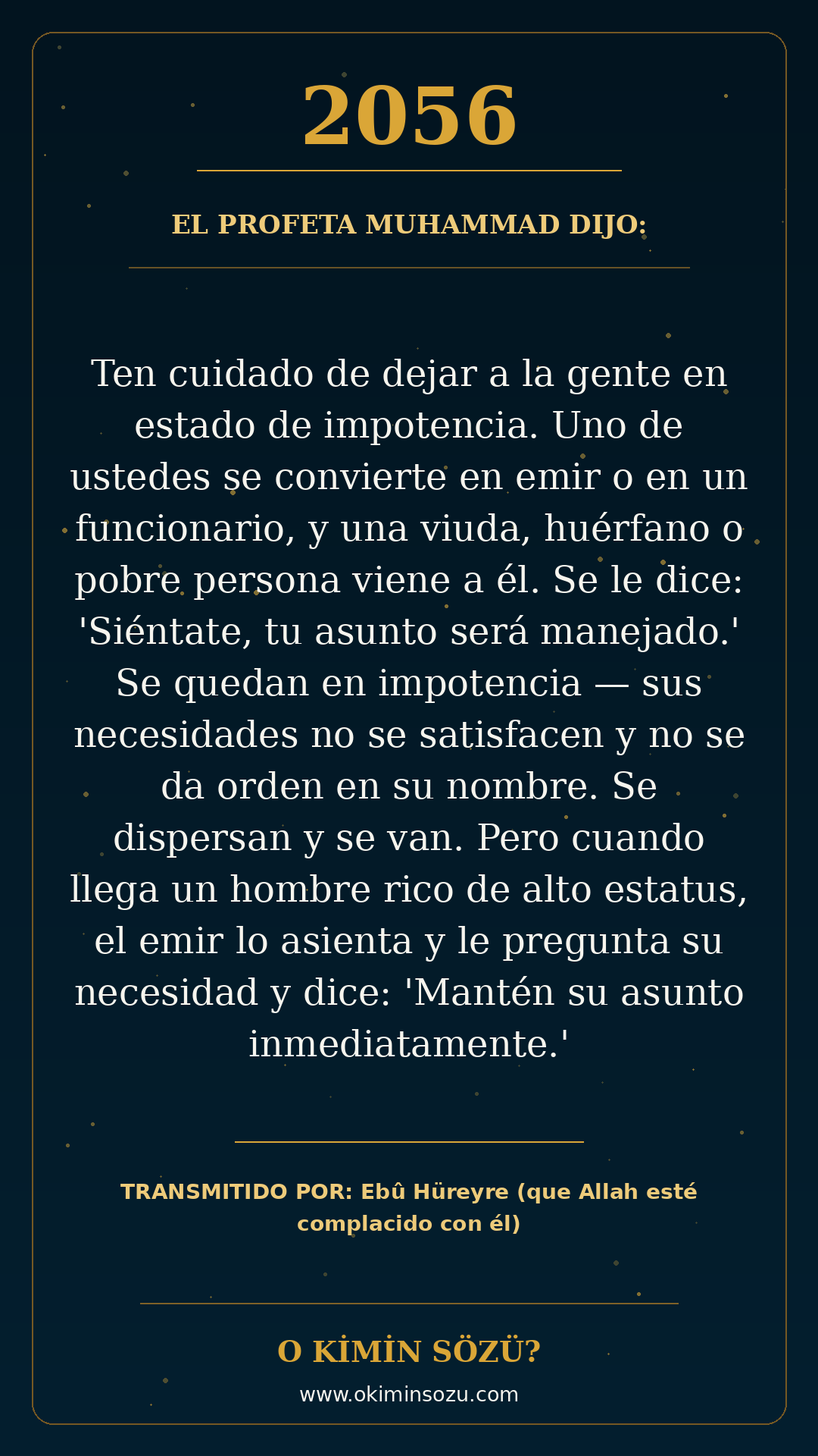 hadis 2056 es