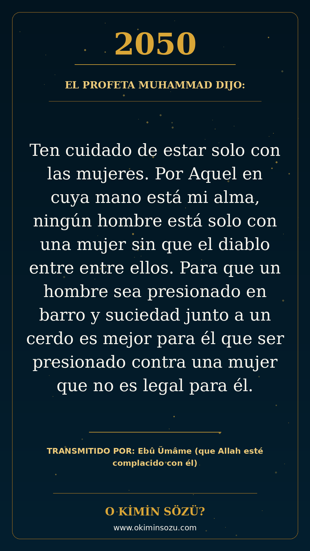 hadis 2050 es