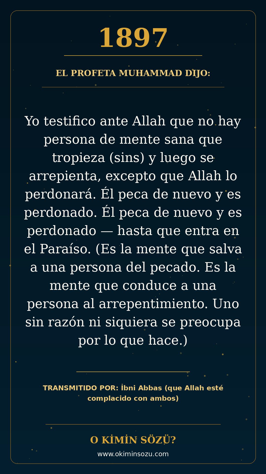 hadis 1897 es
