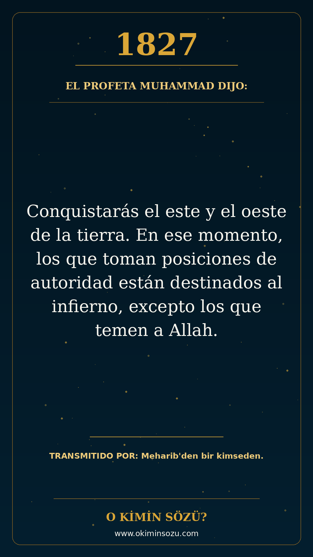 hadis 1827 es