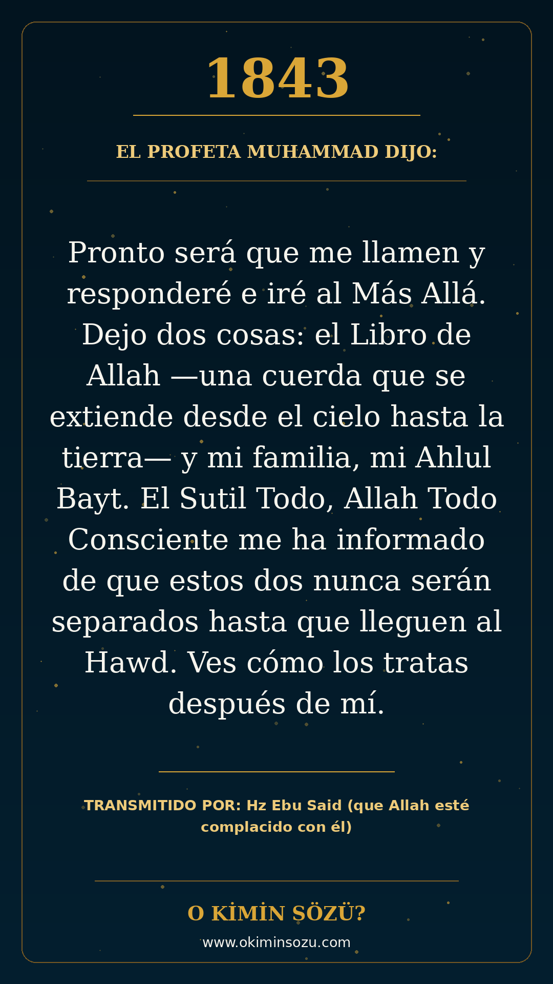 hadis 1843 es