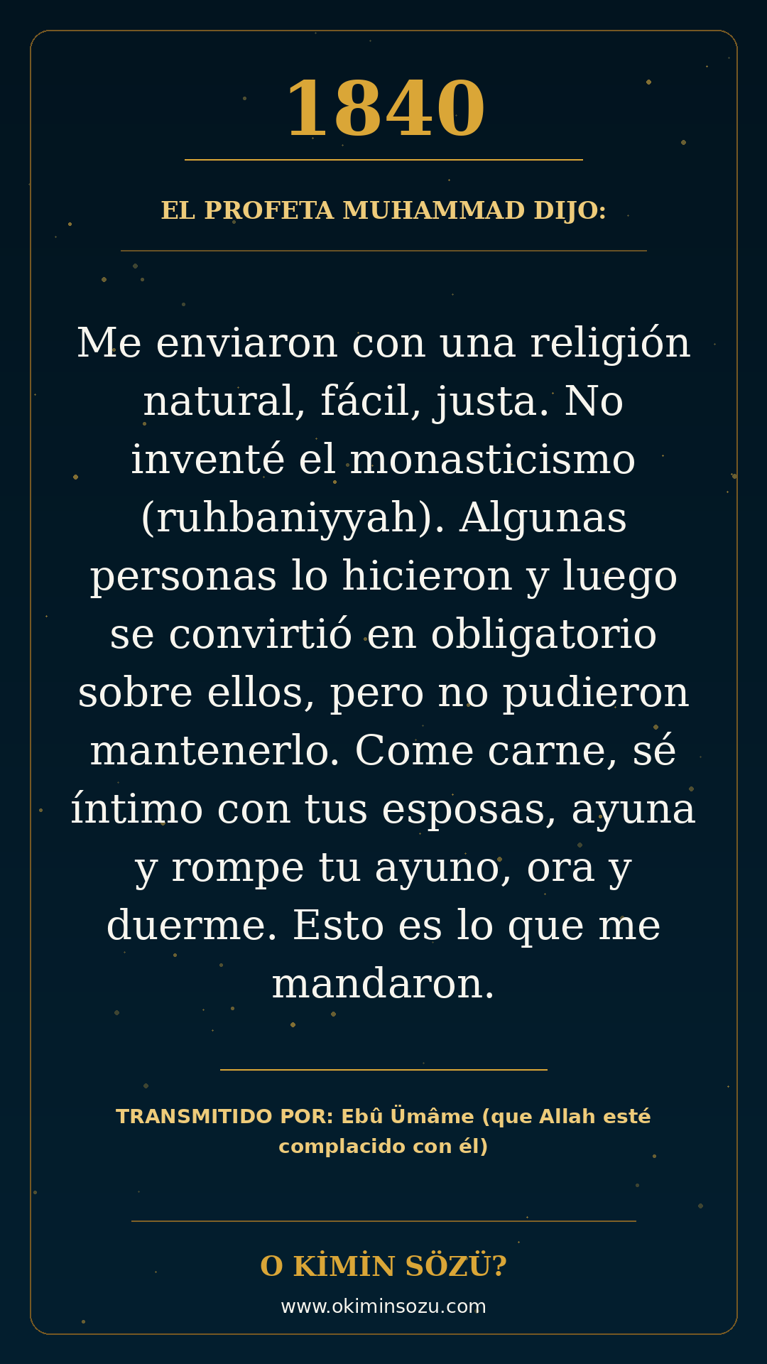 hadis 1840 es