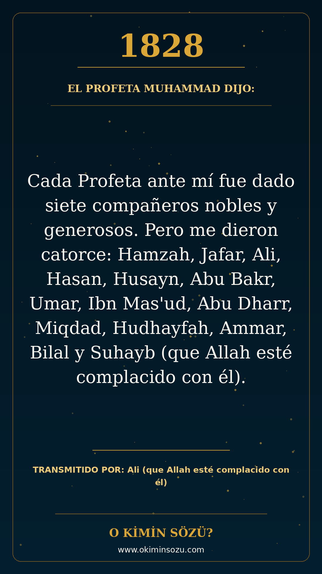 hadis 1828 es