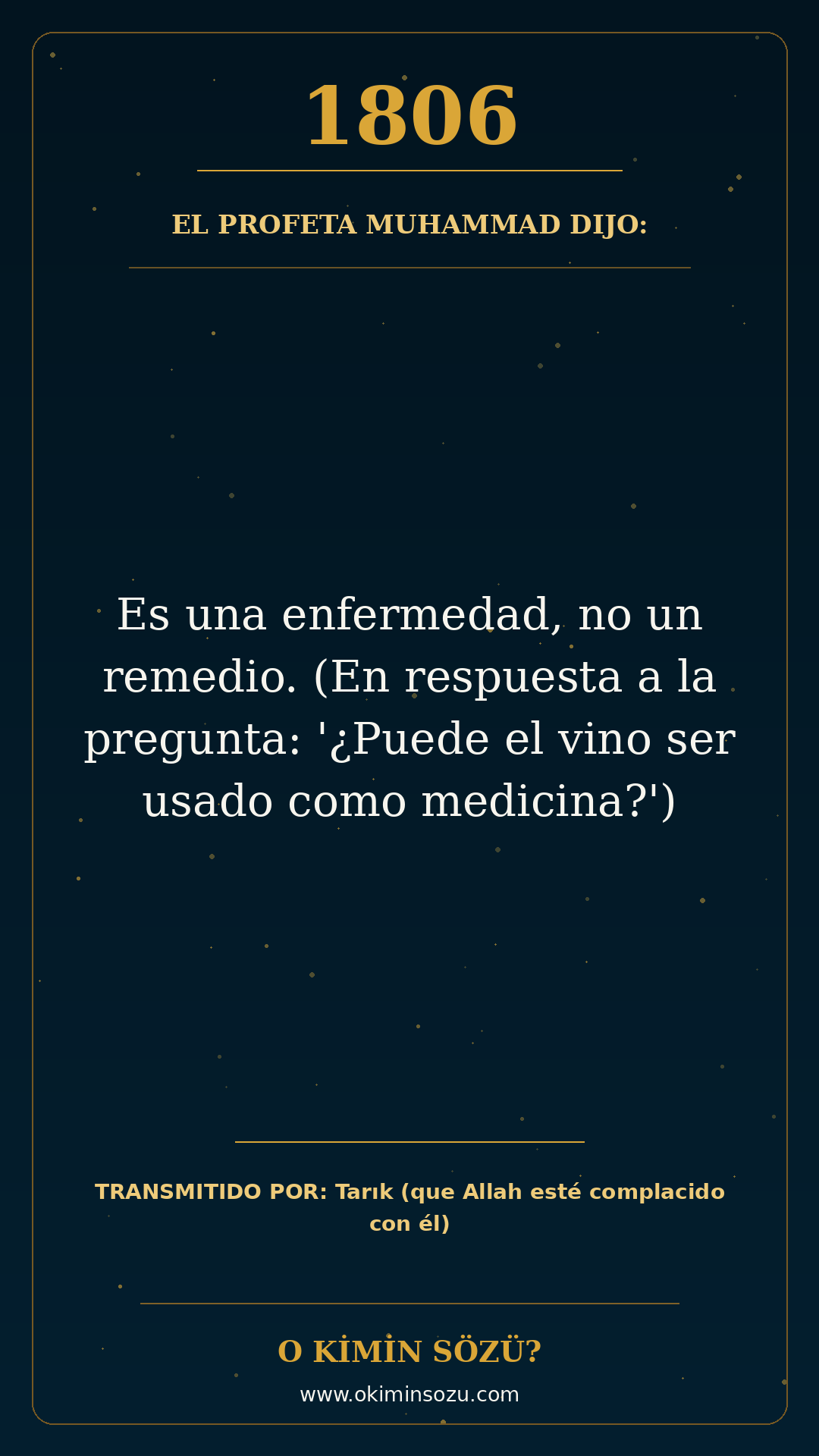 hadis 1806 es