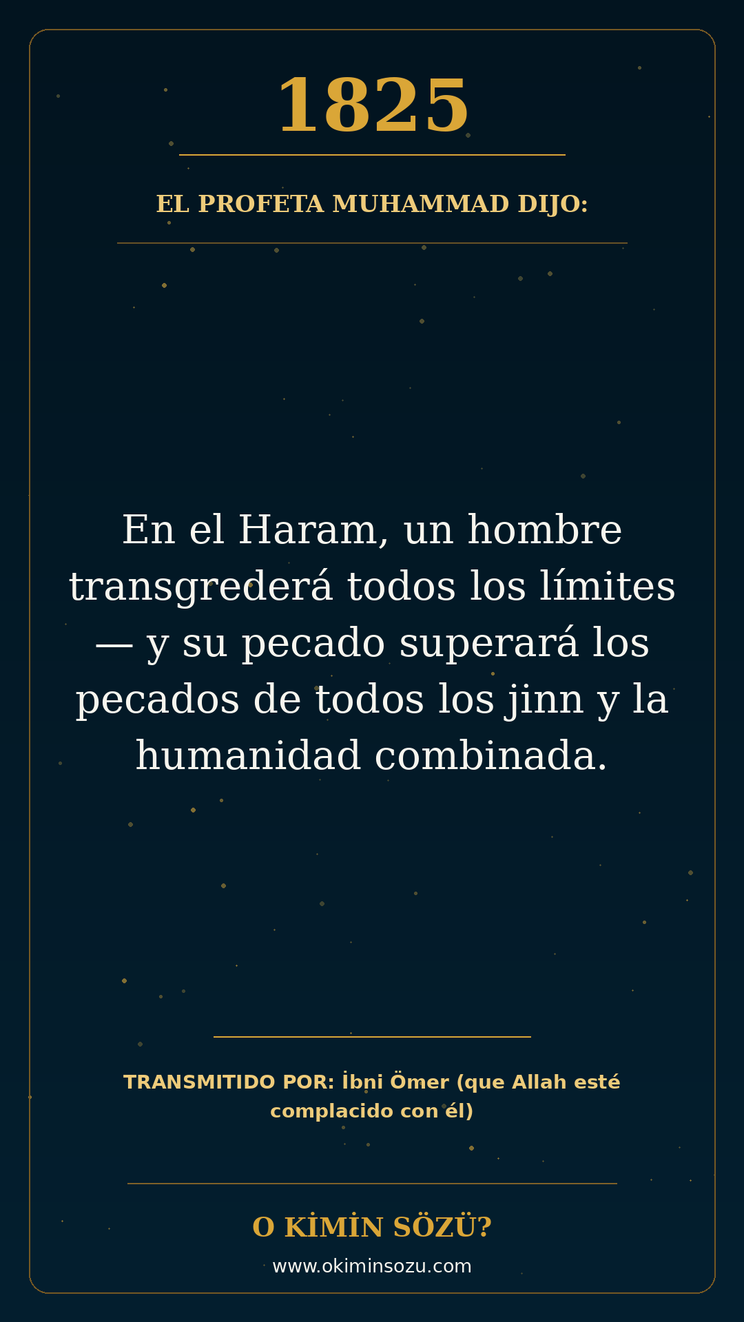 hadis 1825 es